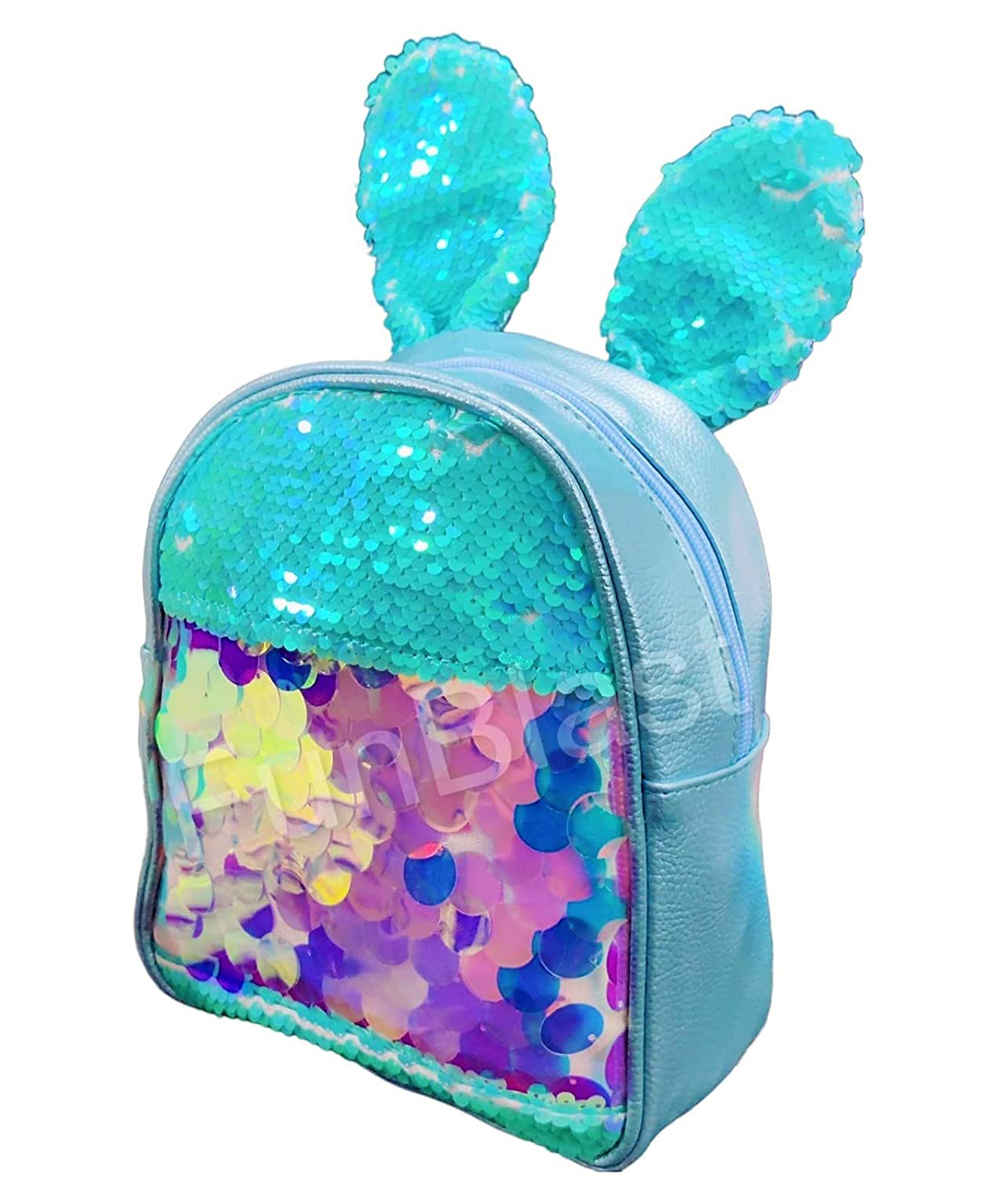 FunBlast Bunny Sequin Bag for Kids Light Blue - 12.5 Inches-image-47