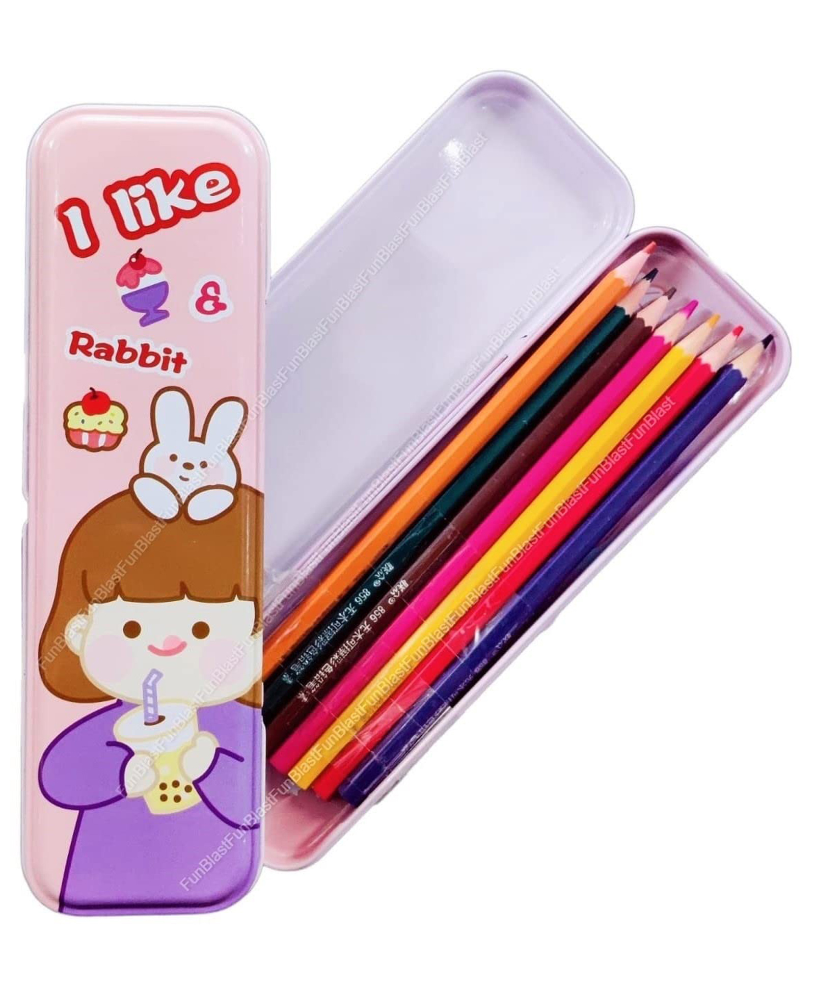 FunBlast Cartoon Theme Metal Pencil Box  Multicolor-picture-25