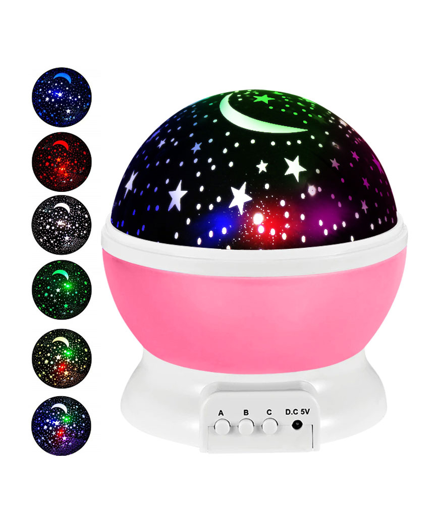 OPINA Star Light Rotating Projector Lamp With Colors and 360 Degree Moon (Color May Vary)-picture-34