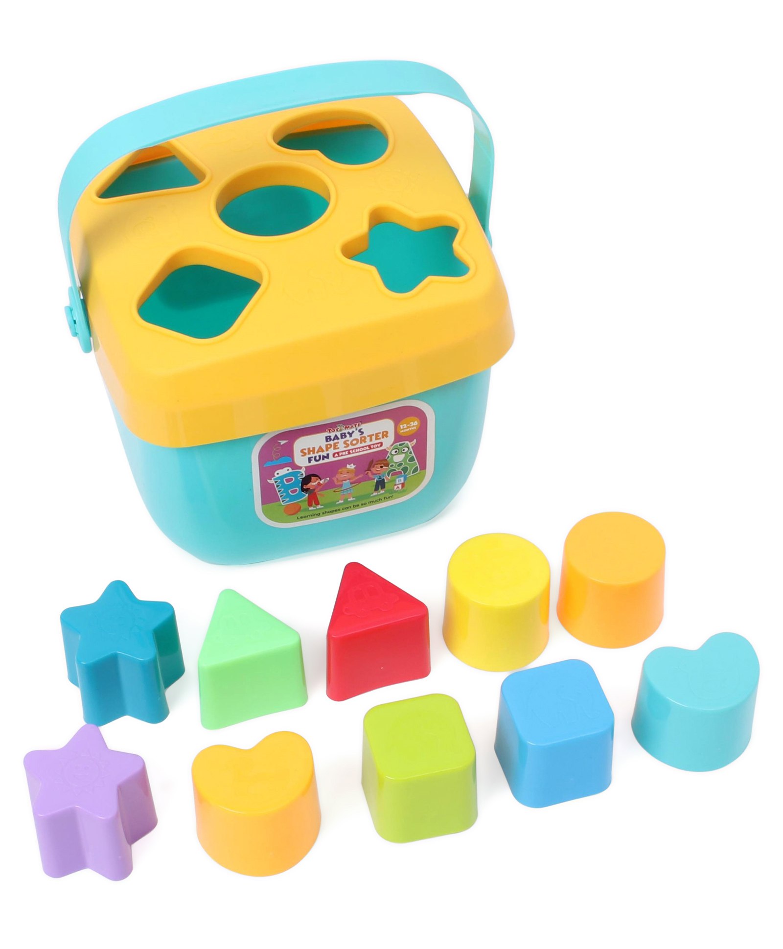 Toymate Baby Shape Sorter Basket - Color May Vary-picture-22