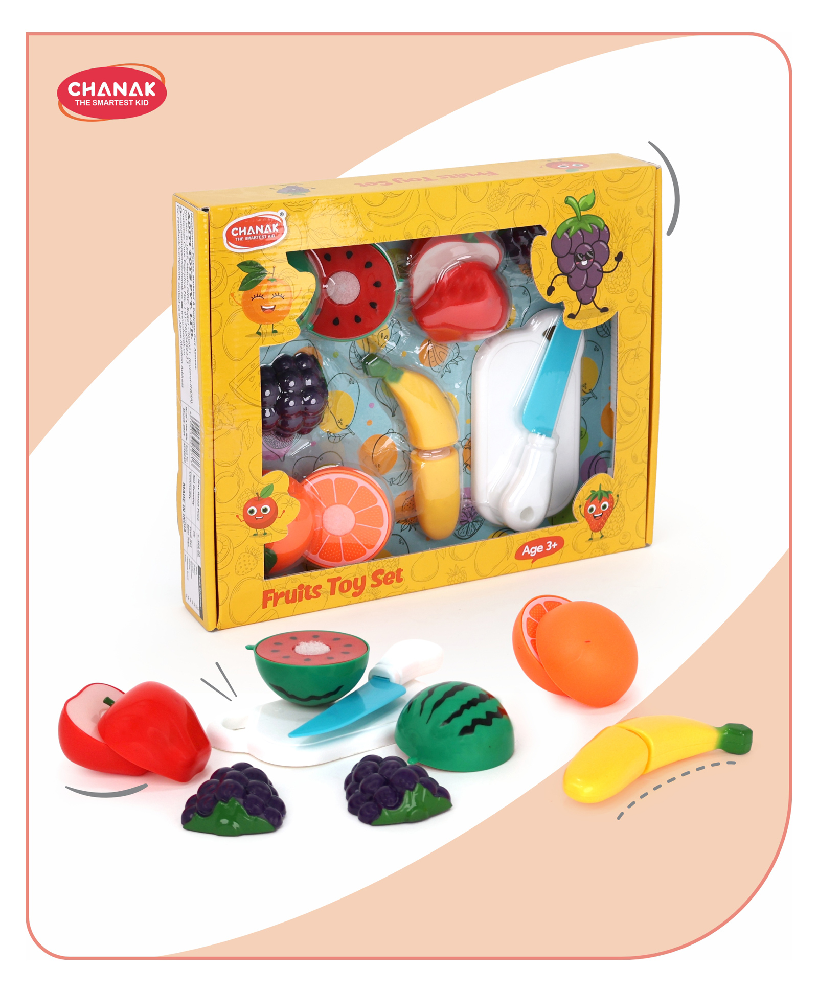 Aditi Toys Fruit Set Box - Multicolor-image-34