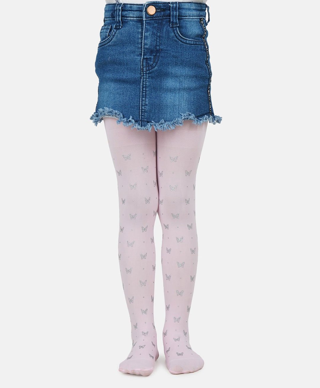 NEXT2SKIN Butterfly Printed Stockings - Baby Pink-picture-49