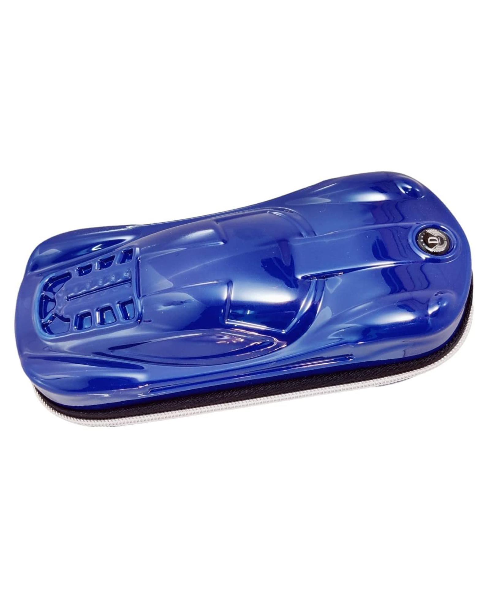 FunBlast Car Design Hardtop Pencil Pouch - Blue-image-1