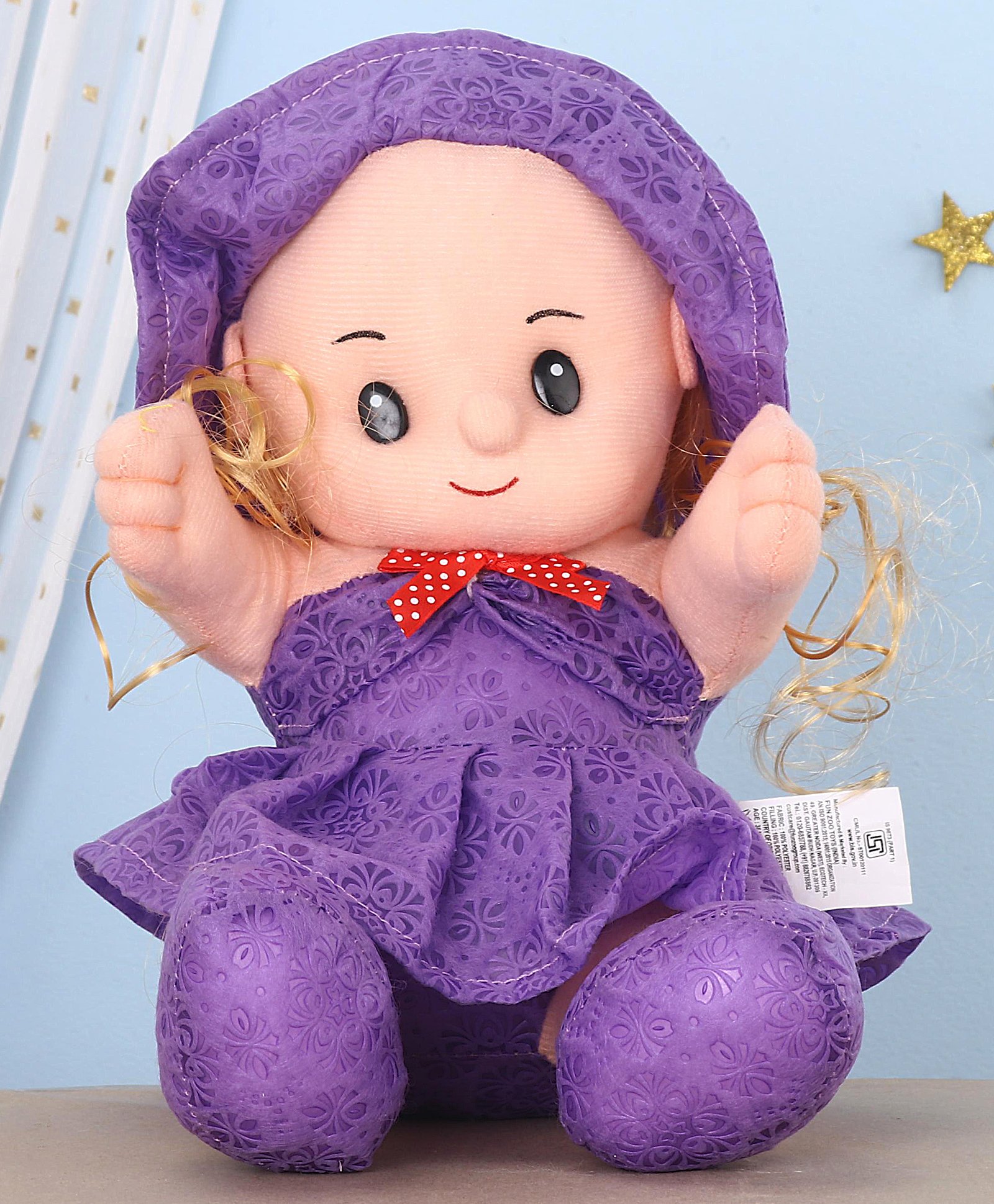 Edu Kids Toys Candy Doll Purple - Height 25 Cm (Bow Colour May Vary)-image-43