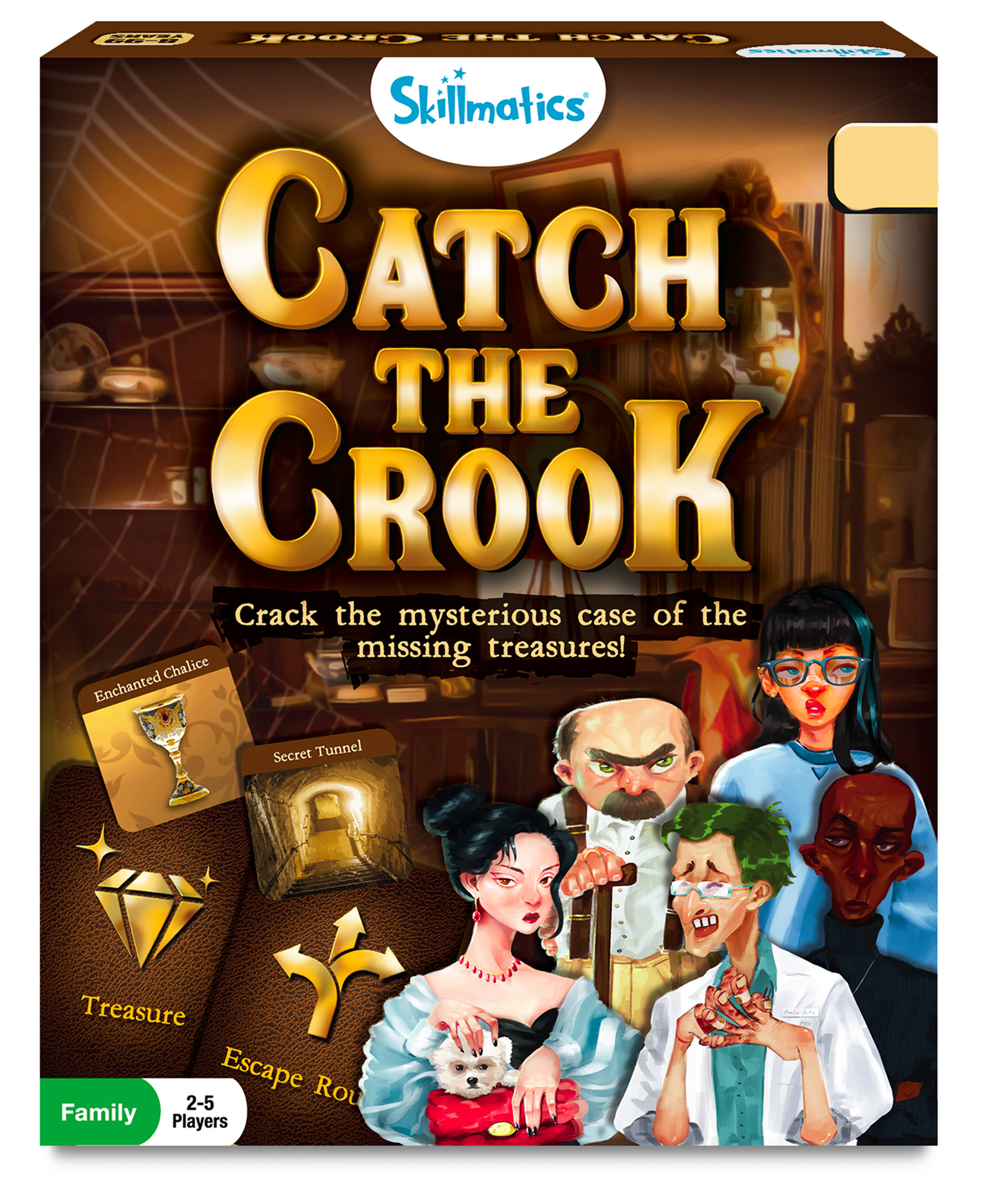 Skillmatics Board Game Catch The Crook Strategy & Mystery Game Games - Multicolour-image-3
