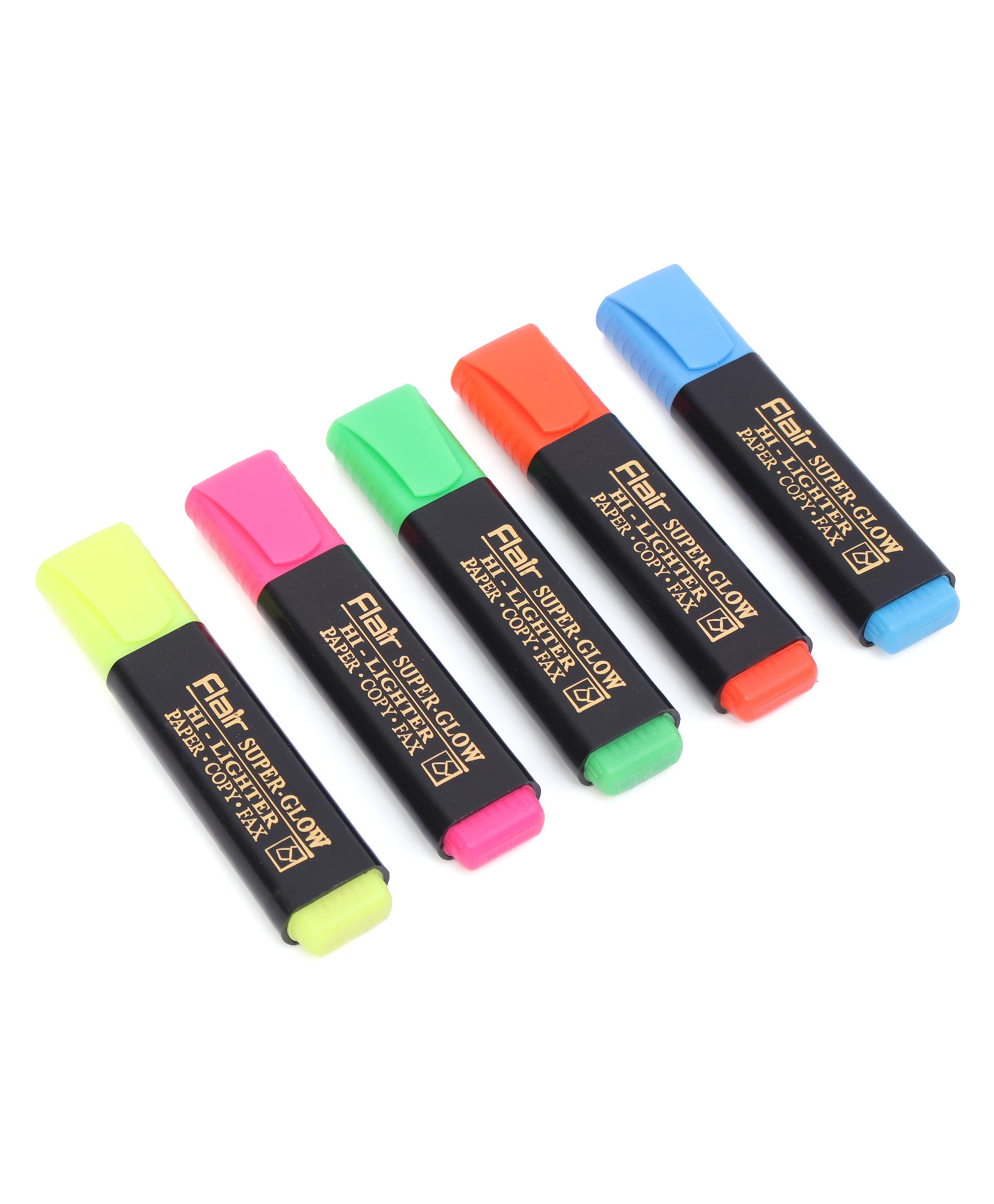Flair Super Glow Highlighter 5 Pieces - colour and print may vary-picture-40