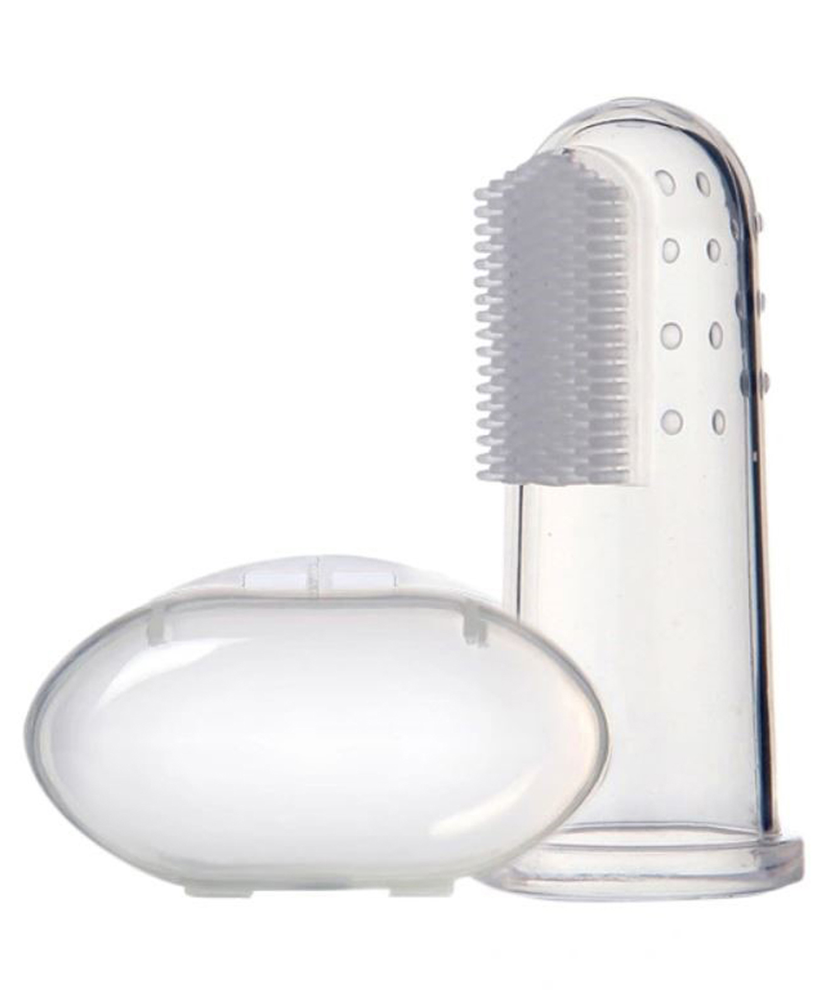 DOMENICO Silicone Finger Tooth Brush with Carry Case - White-picture-15
