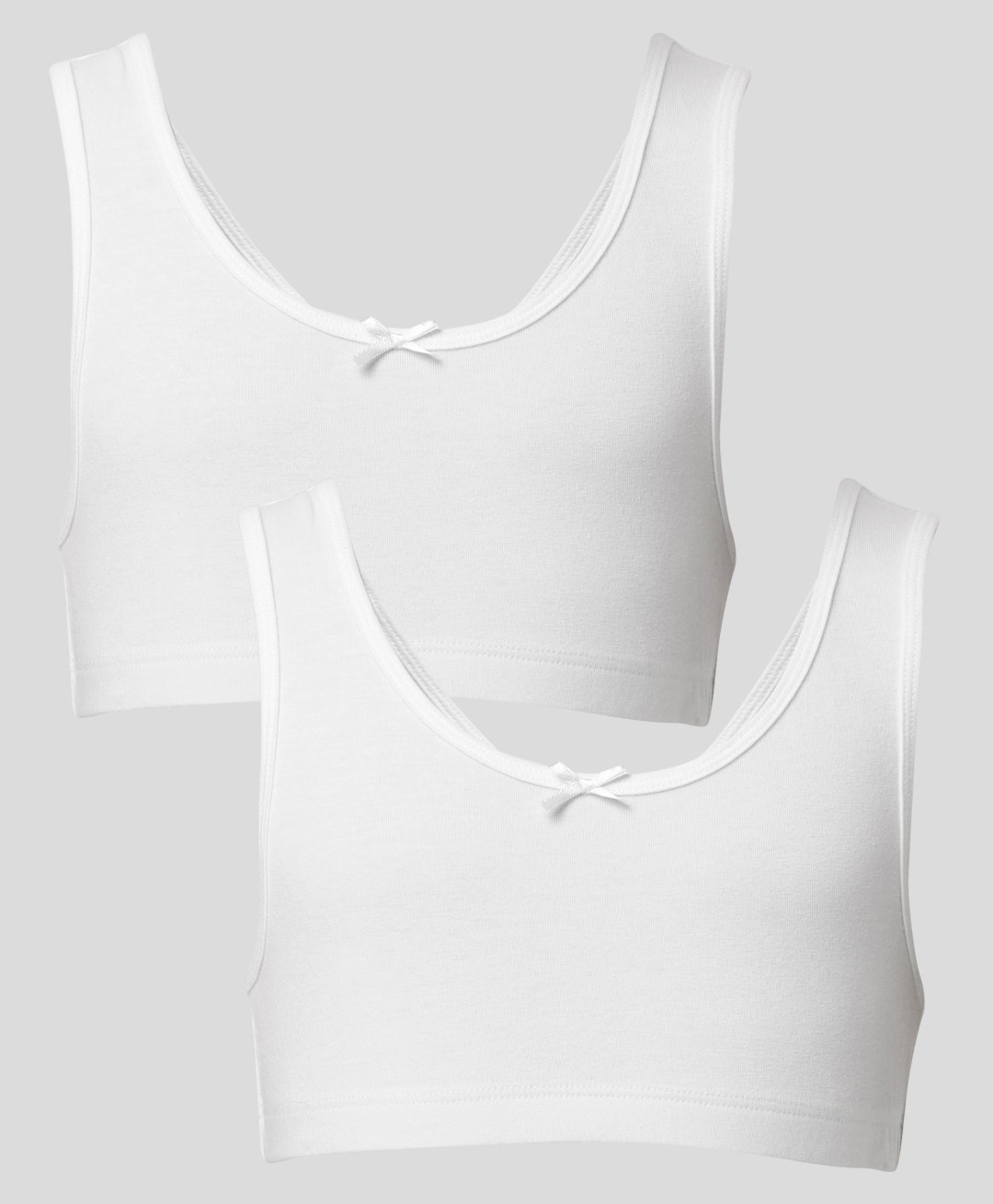 Mackly Pack Of 2 Solid Trainer Bras - White-picture-12