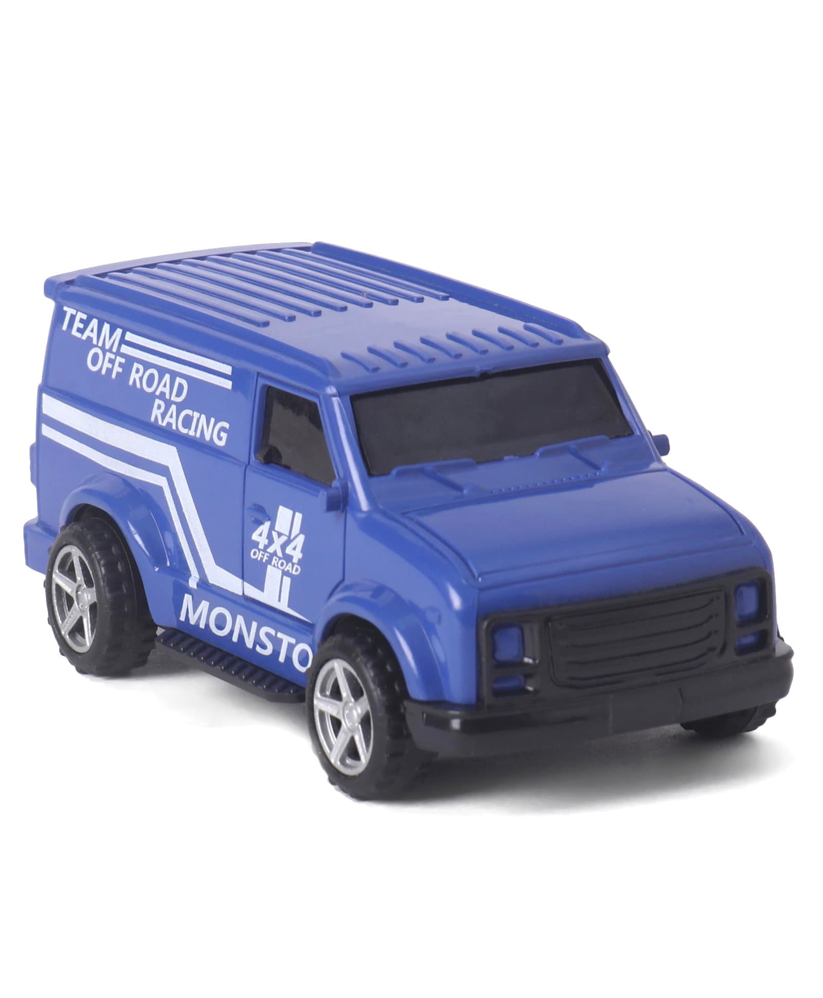 Monsto Pull Back Racing Toy Car - Blue-image-2