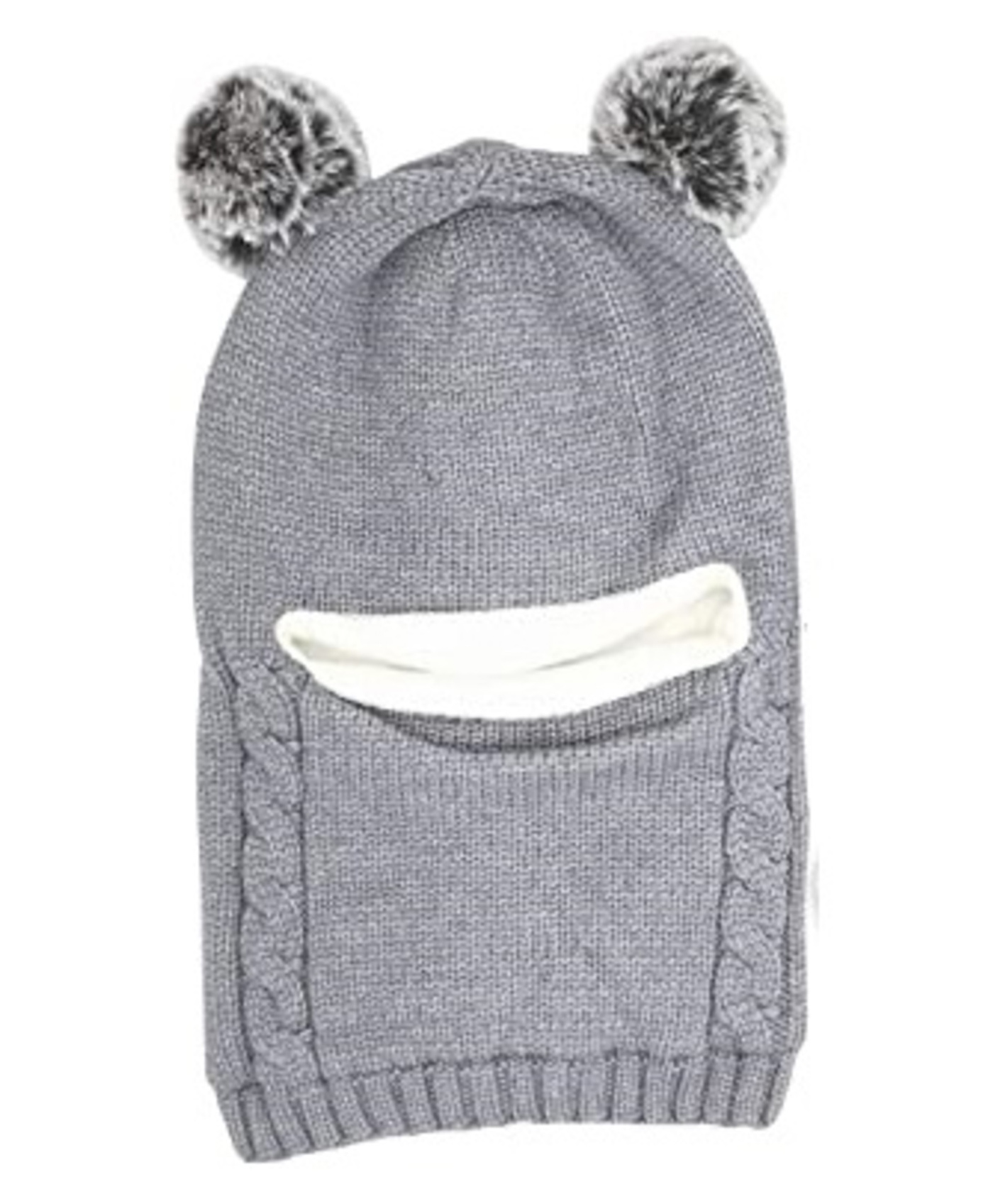 MOMISY Knitted Woolen Monkey Design Cap Grey - Circumference 45 cm-image-19
