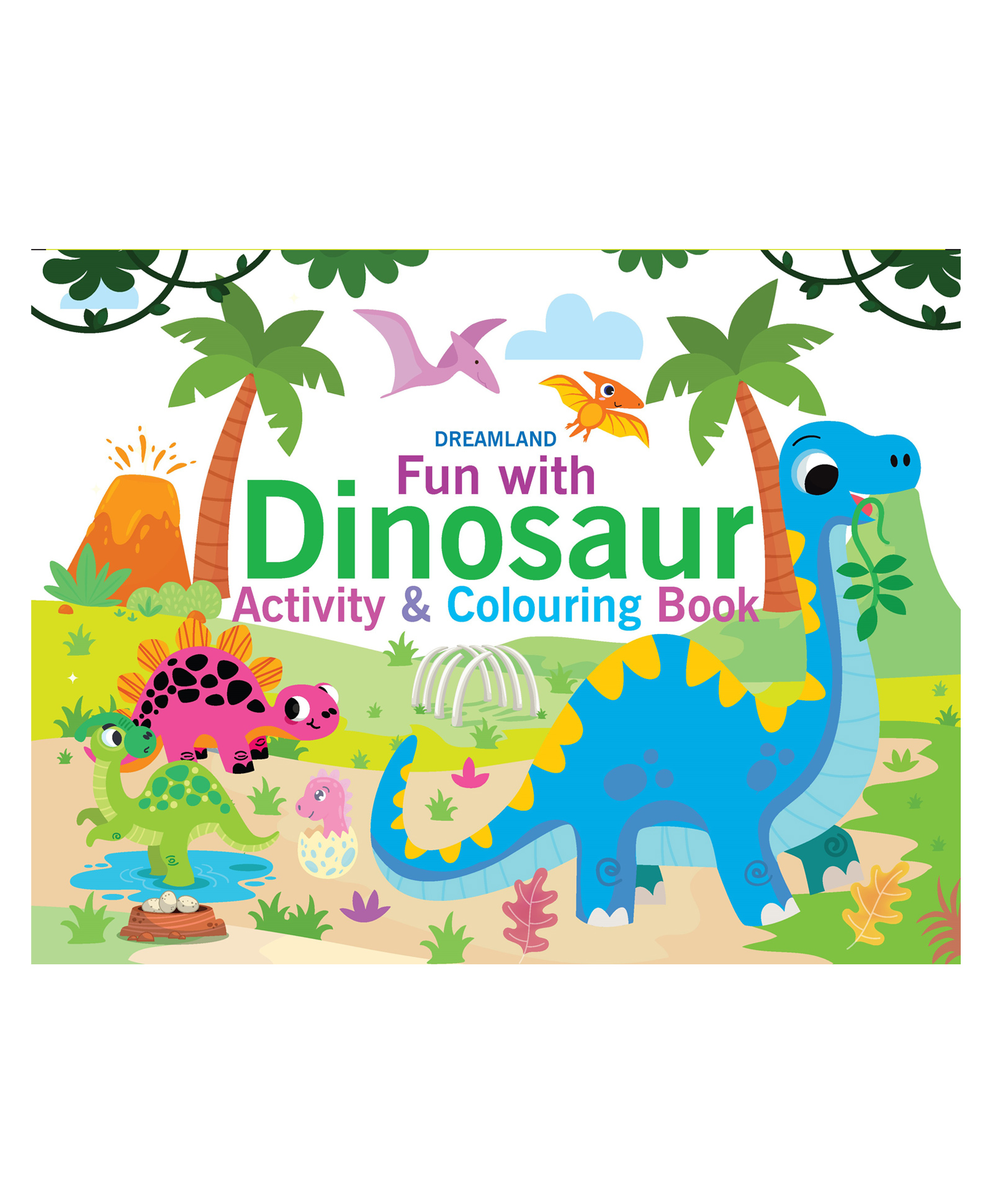 Fun with Dinosaur Activity & Colouring by Dreamland Publications  - English-image-5