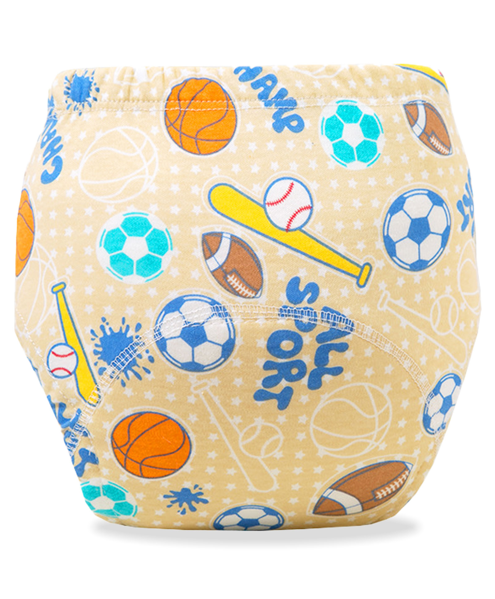 Bembika Babies Cotton Potty Training Pants Baseball  Printed Large - Multicolor-image-44