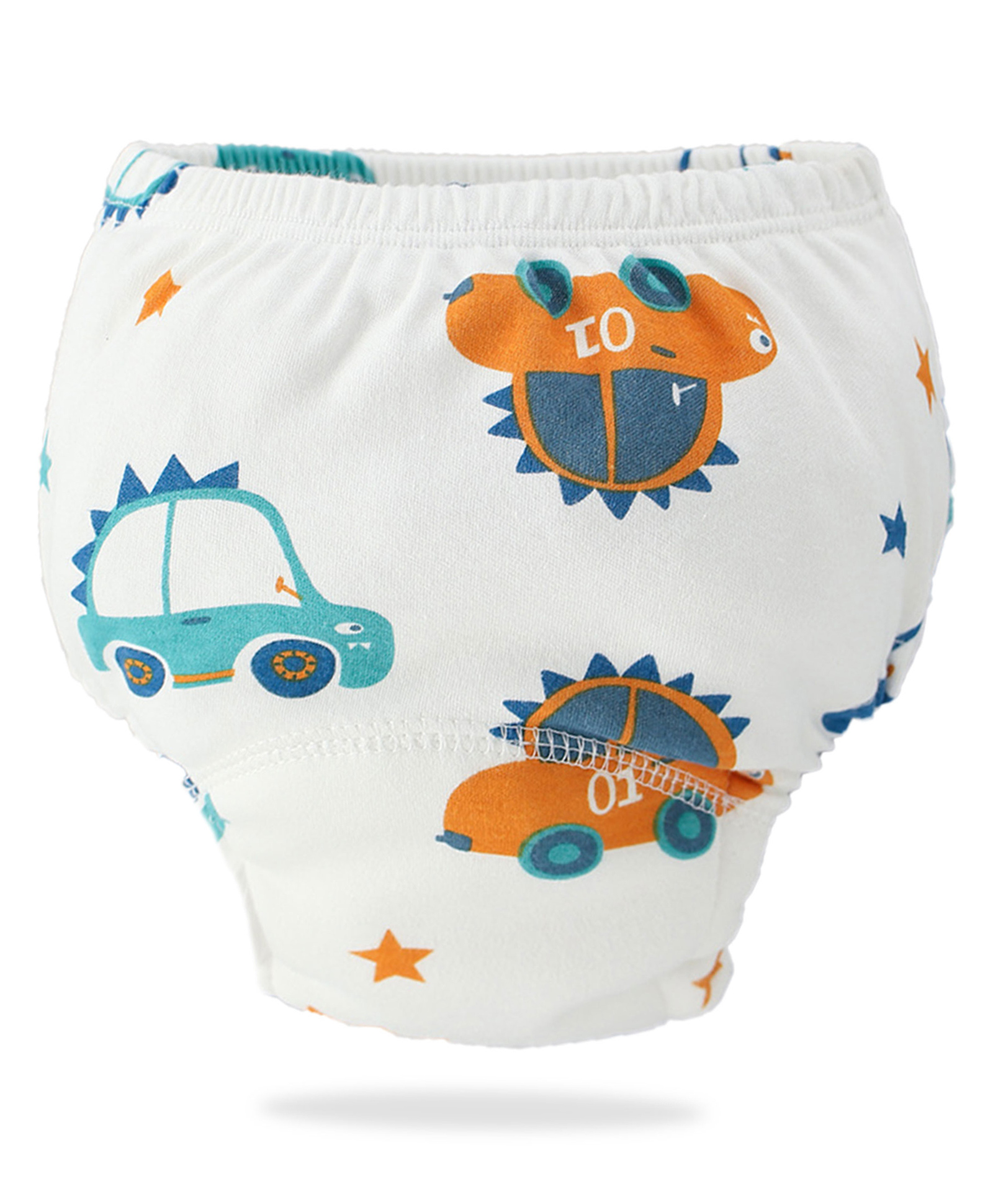 Bembika Babies Cotton Potty Training Pants Car  Printed  Medium - White-picture-47