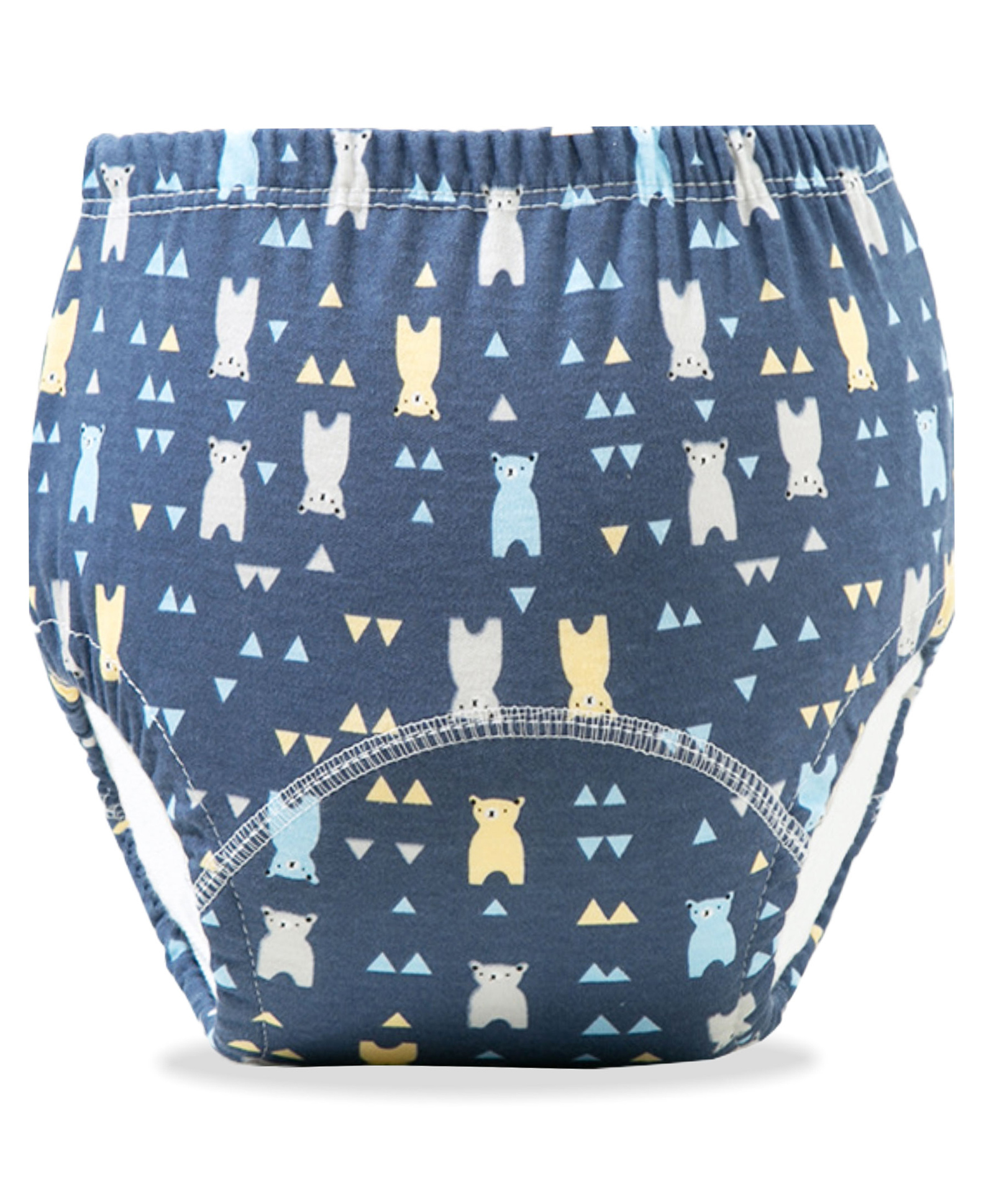 Bembika Babies Cotton Potty Training Pants Full Of Bears  Printed Large  - Blue-picture-10