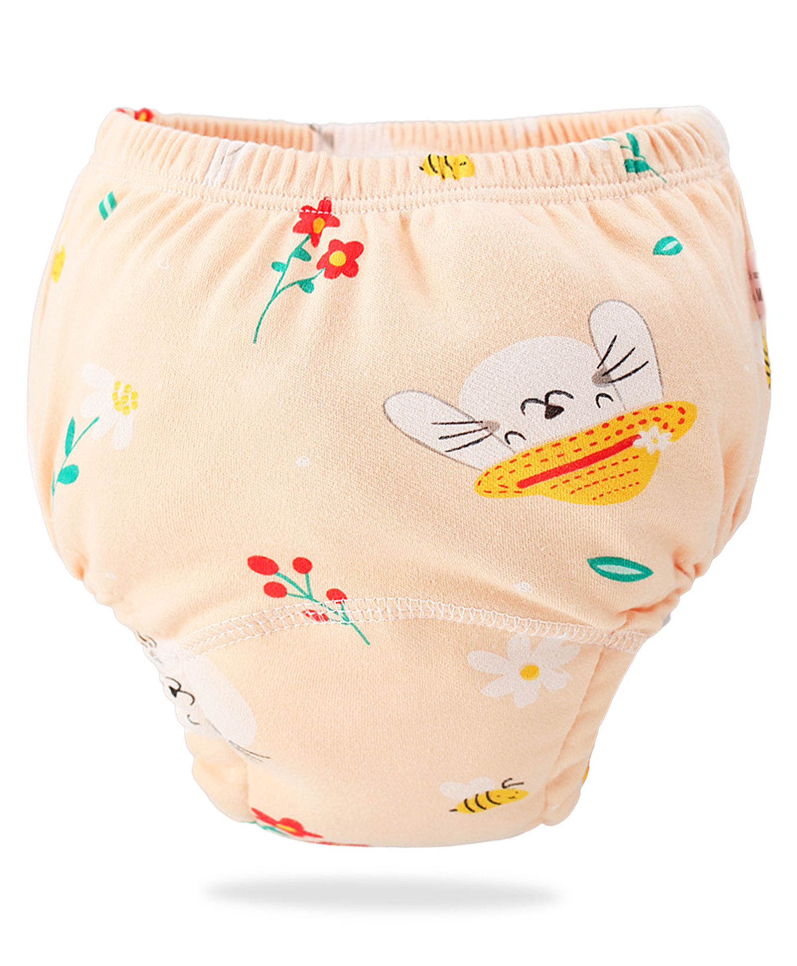 Bembika Babies Cotton Potty Training Pants Flowers  Printed Medium - Orange-picture-49