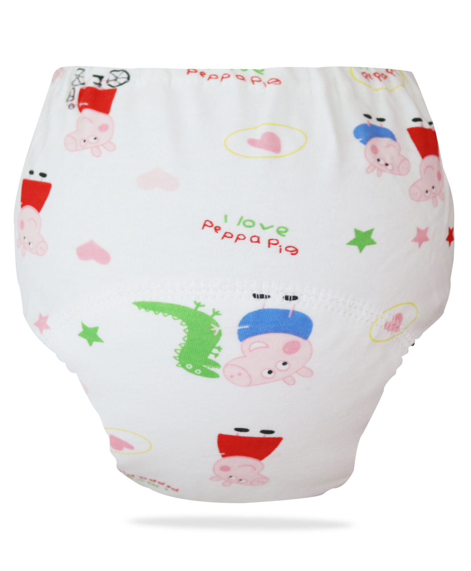 Bembika Babies Cotton Potty Training Pants Peppa Pig  Printed Large   - White-image-18