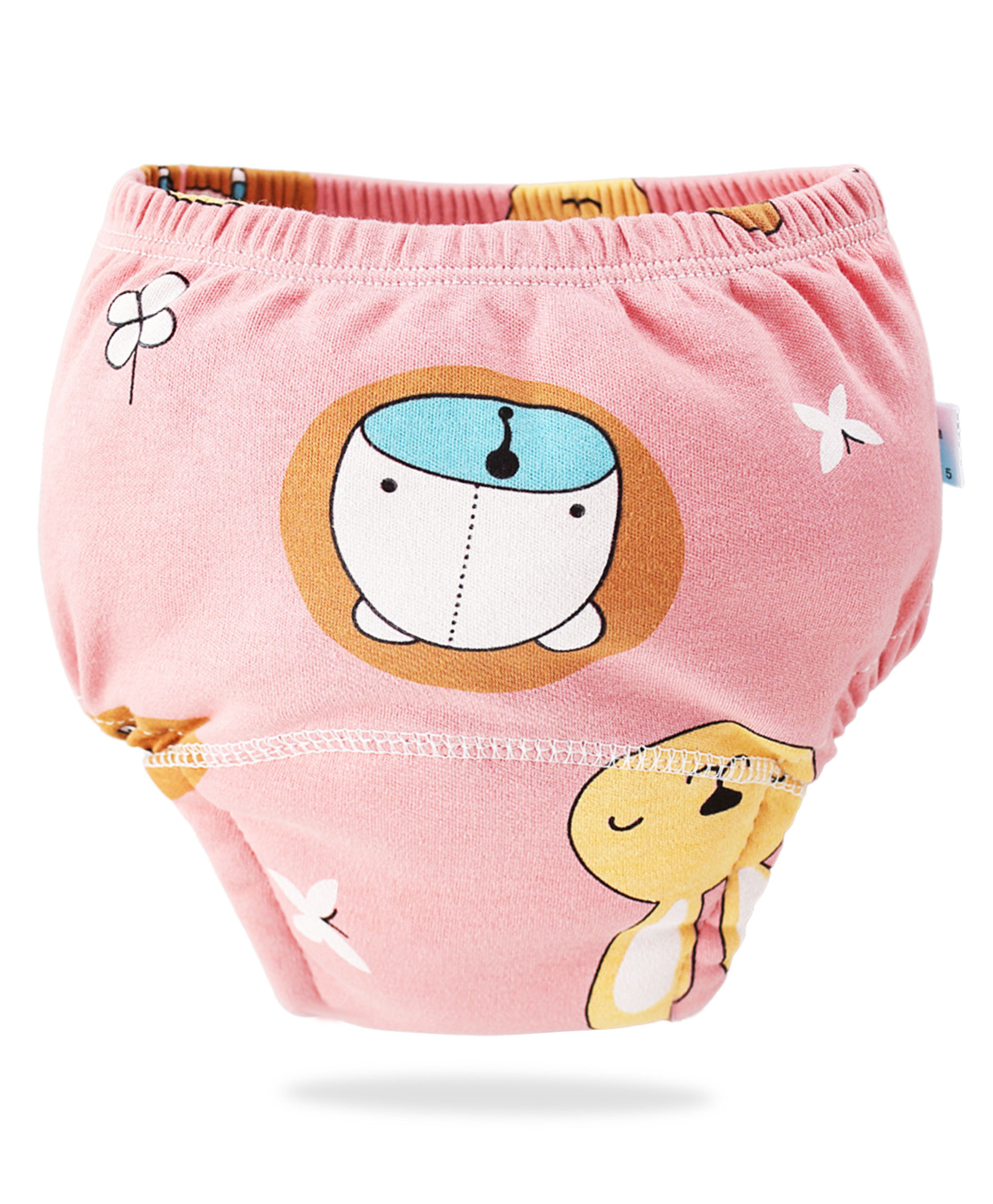 Bembika Babies Cotton Potty Training Pant Pink Bear  Printed Large Size - Multicolor-picture-15