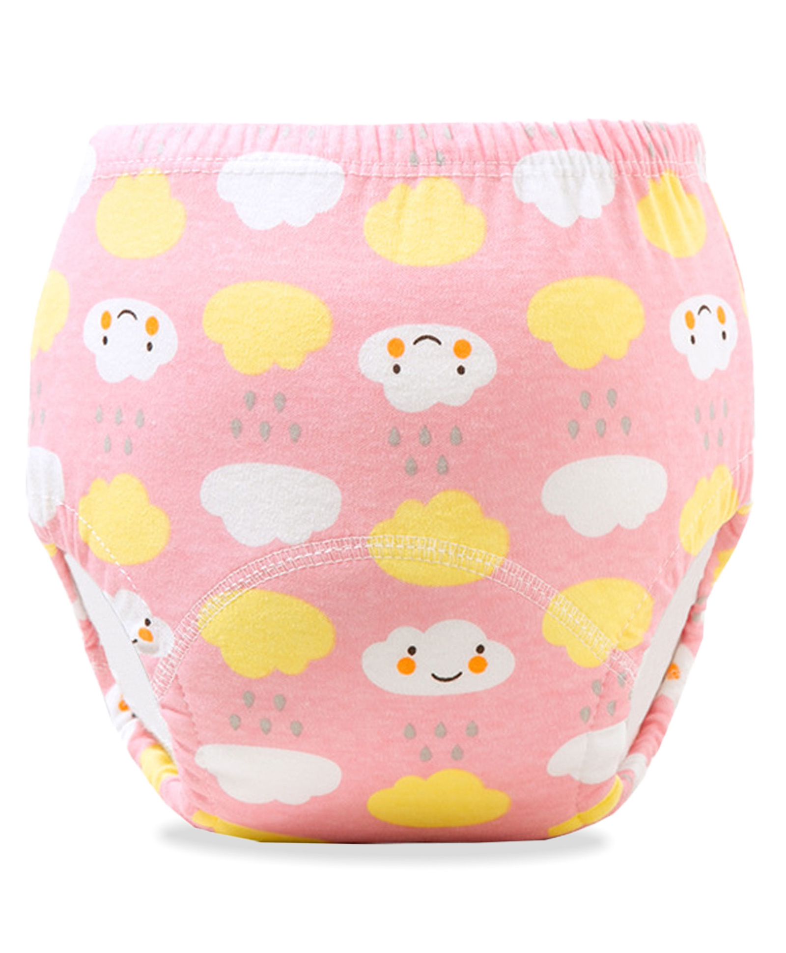 Bembika Babies Cotton Potty Training Pant Pink Cloud  Printed  - Pink-image-11