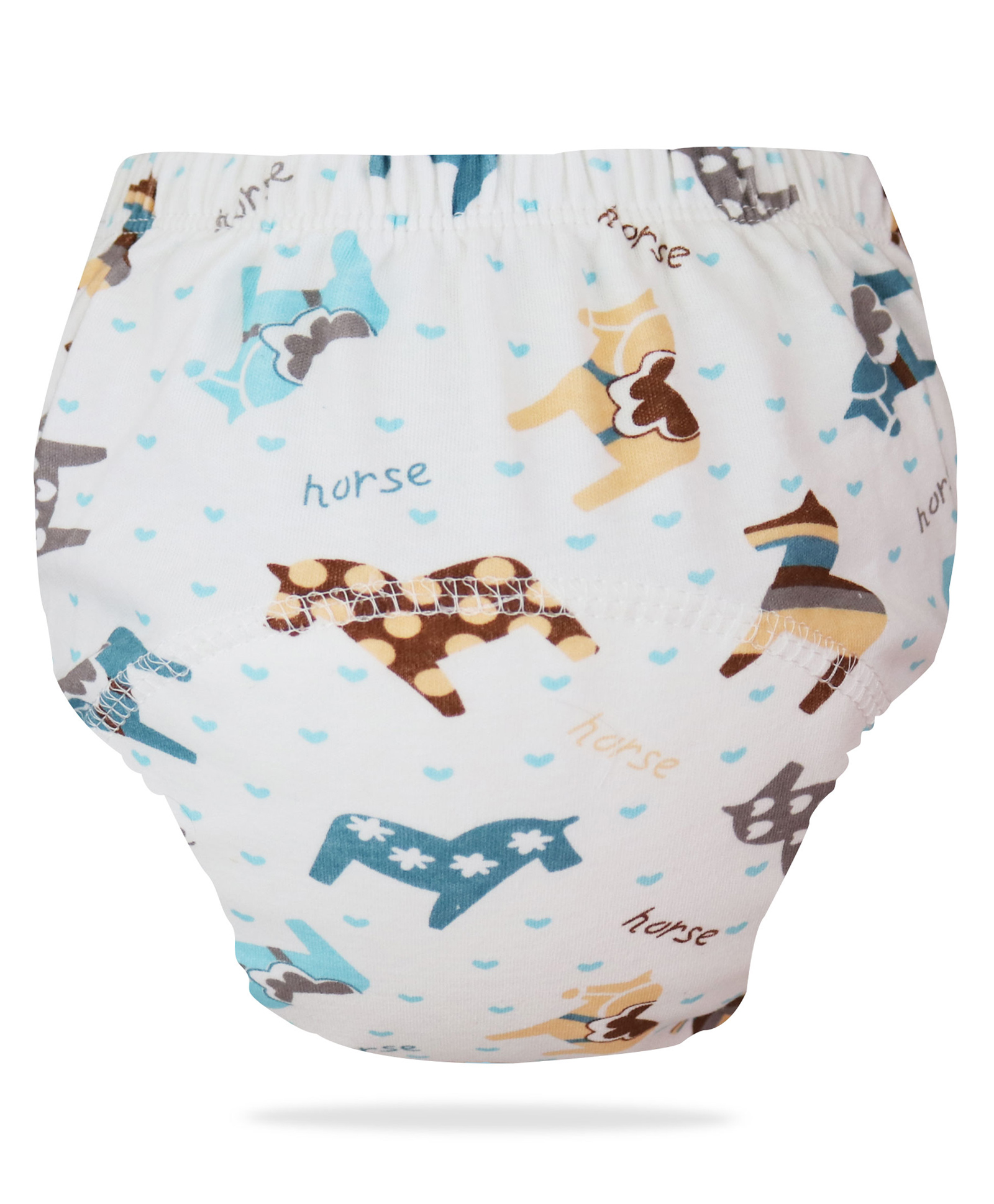 Bembika Babies Cotton Potty Training Pants Trojan Horse Print Medium - Multicolor-image-13