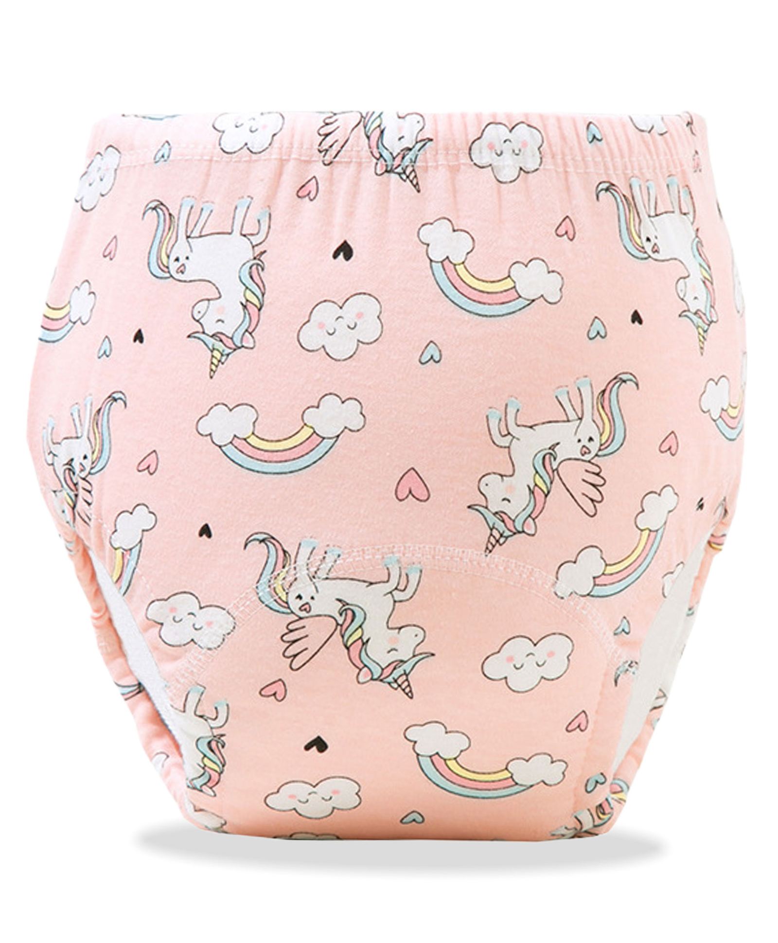 Bembika Babies Cotton Potty Training Pants Unicorn Print Medium - Multicolor-image-11