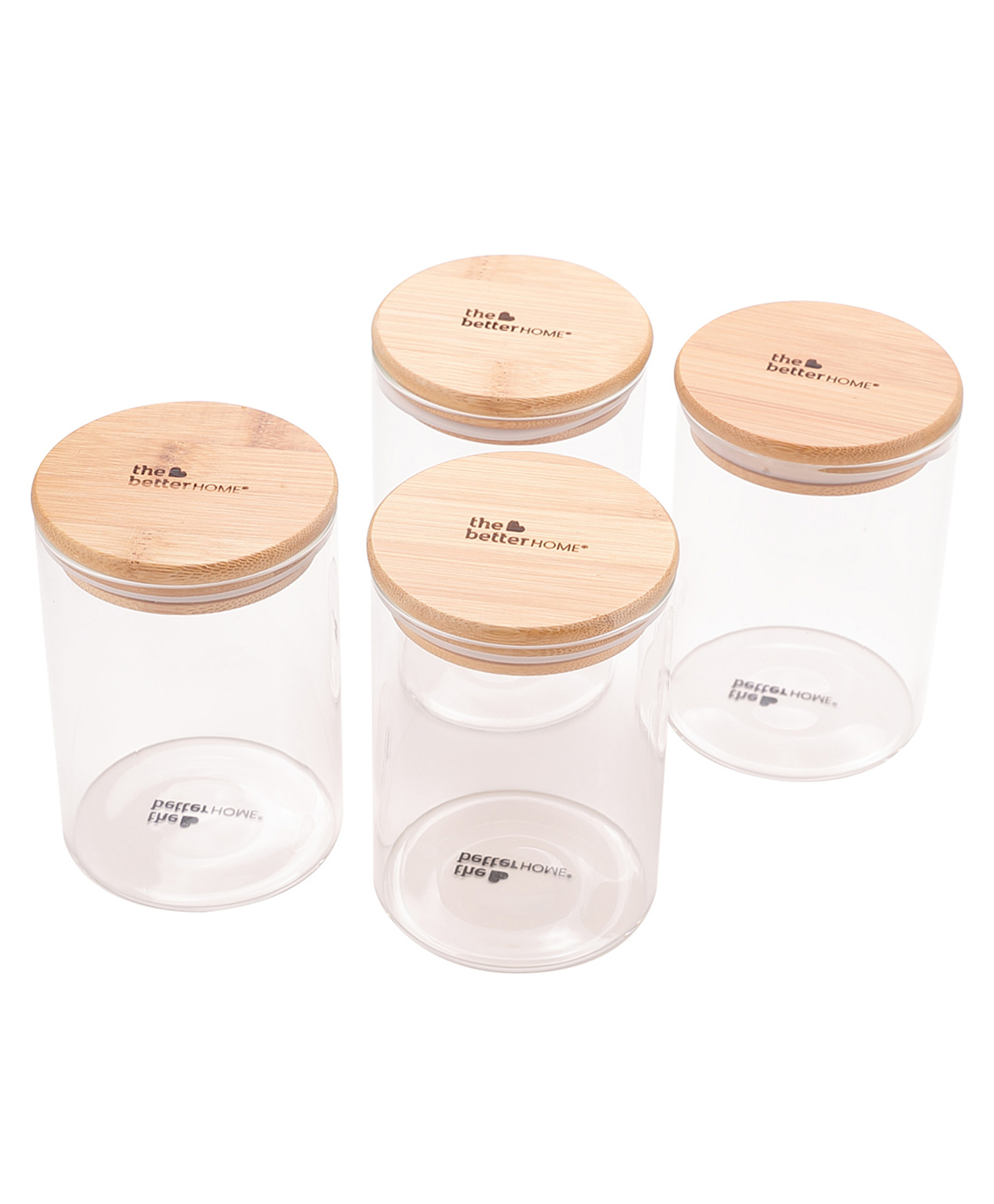 The Better Home Borosilicate Glass Jars Pack Of 4 - 600 ml each-picture-16