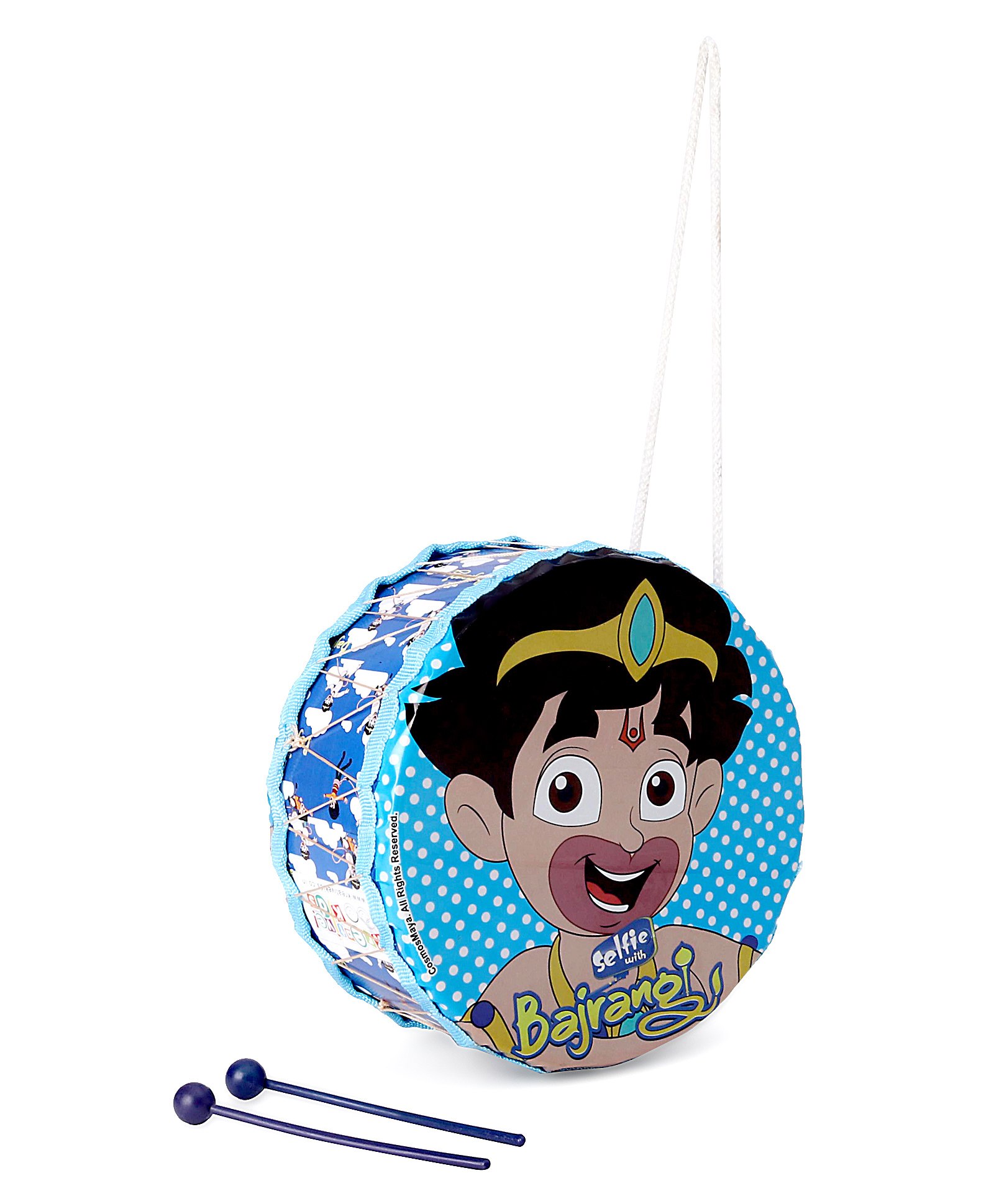Selfie With Bajrangi Musical Drum With Sticks Medium (Color & Print May  Vary ) Online India, Buy Musical Instruments for (3-6 Years) at   - 12222380