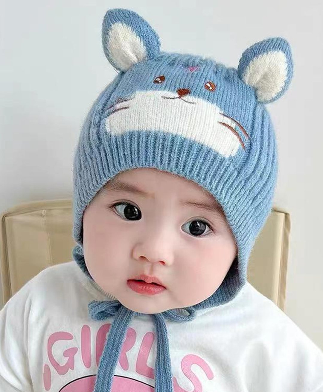 Ziory Lion Face Detailed Cap - Blue