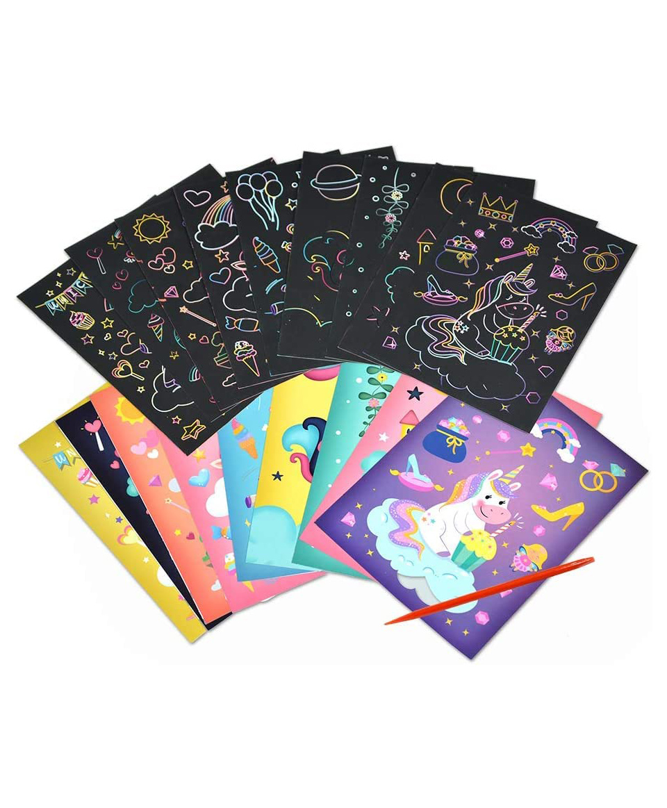 HAPPY HUES DIY Unicorn Magic Scratch Art Multicolour-image-17
