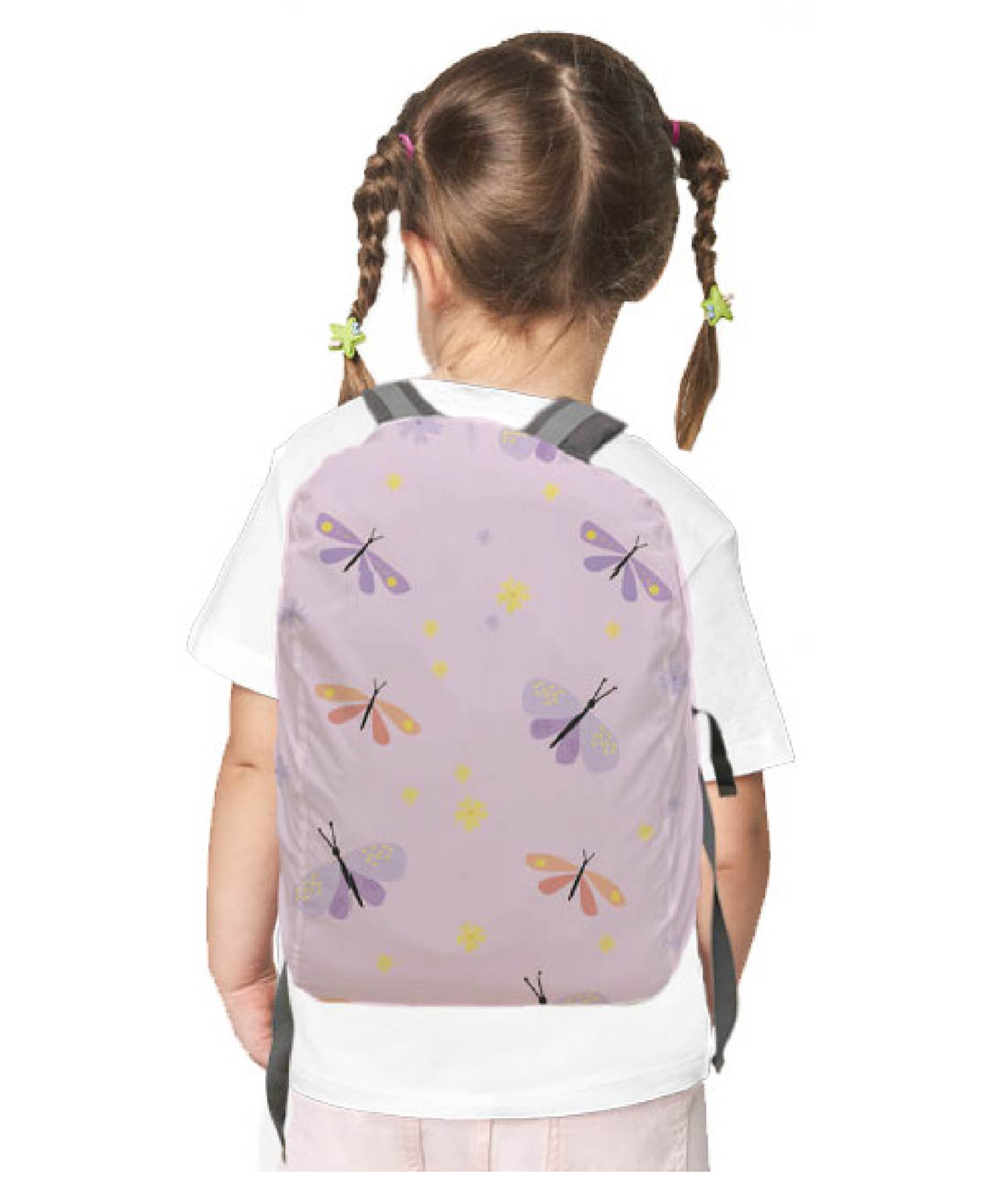 Right Gifting Water Repellent Printed Backpack Rain Cover - Pink-picture-25