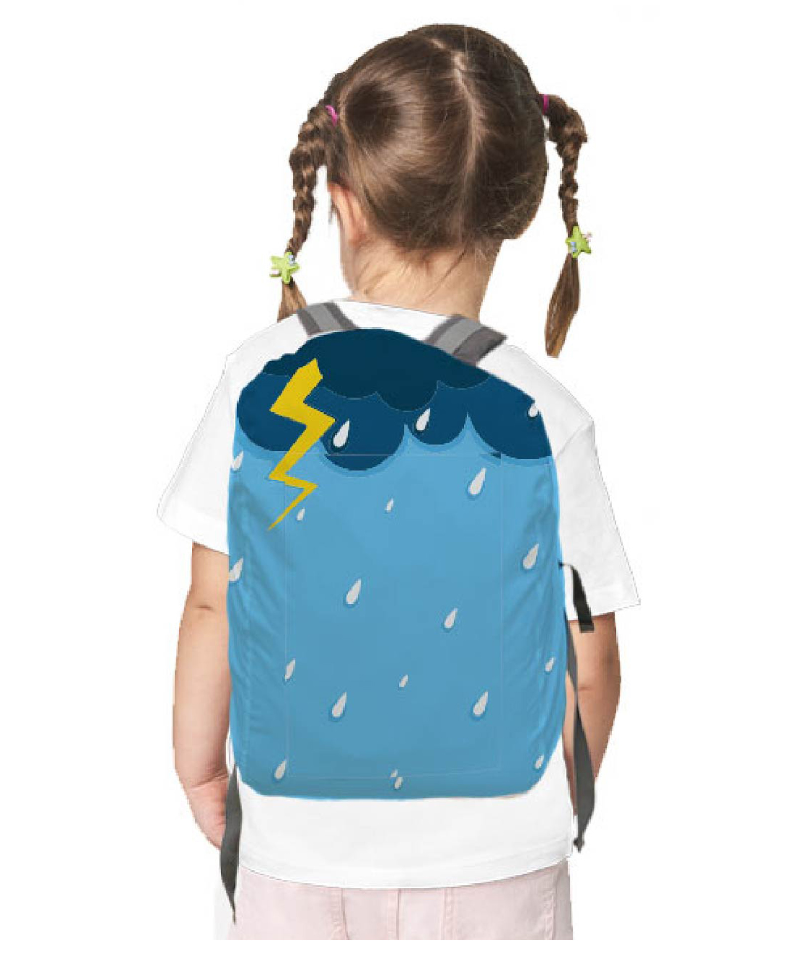 Right Gifting Water Repellent Kids Backpack Rain Cover - Blue-image-36