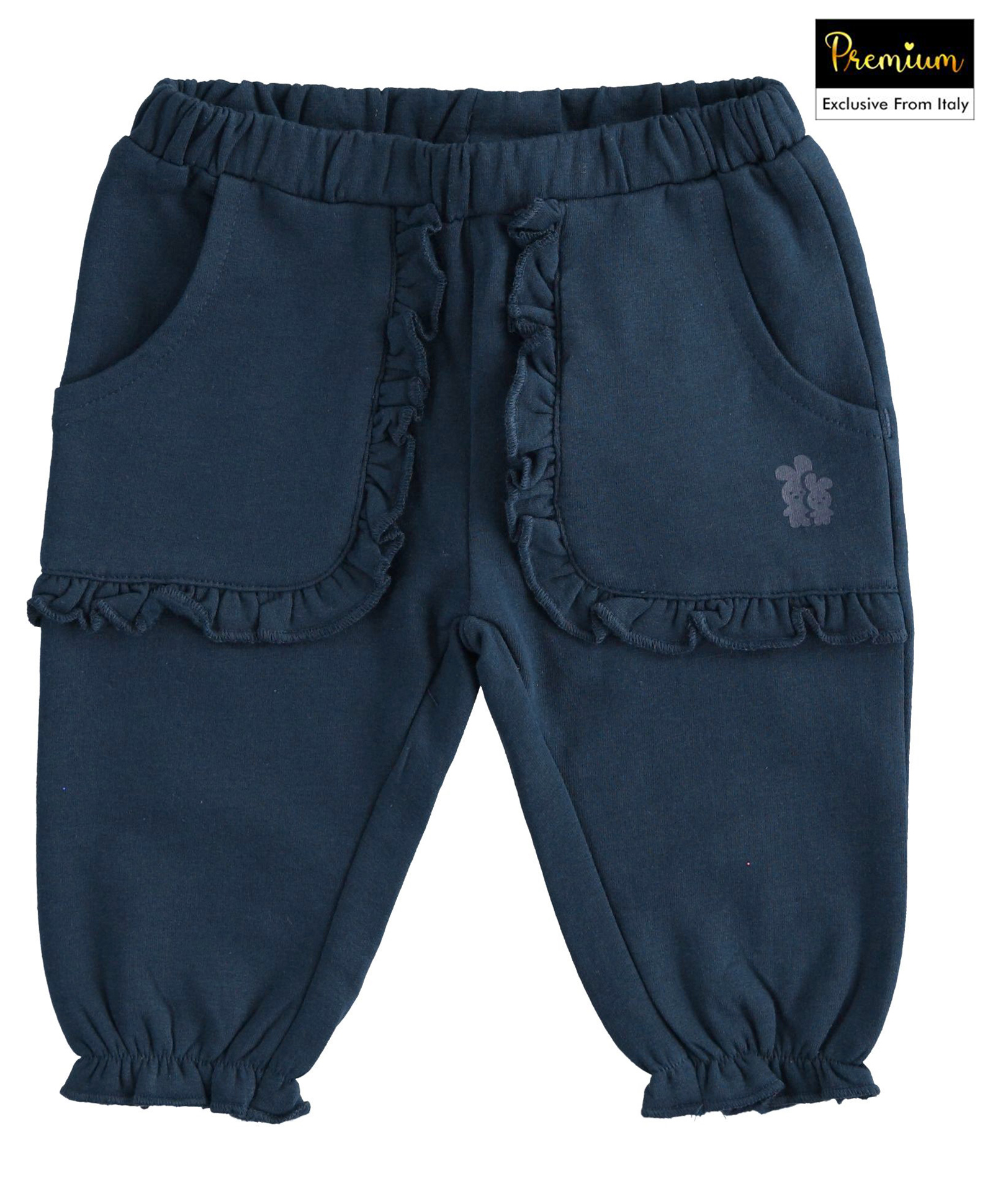 iDO Italy Full Length Trouser Solid Color - Navy Blue-picture-28