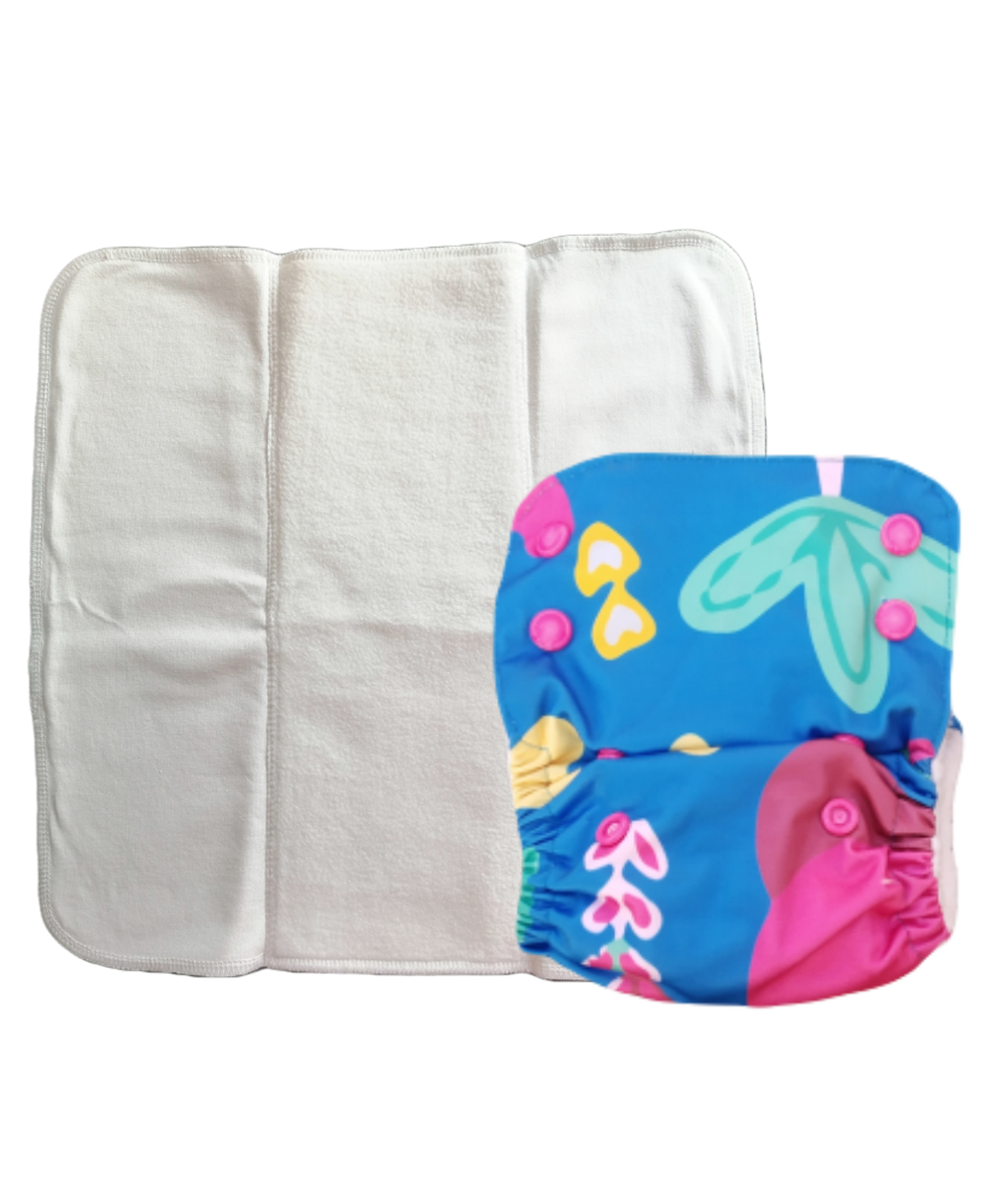 Kindermum Random Jungle Lite Cloth Diaper With Quick Dry Organic Cotton Insert -Multicolor-picture-19