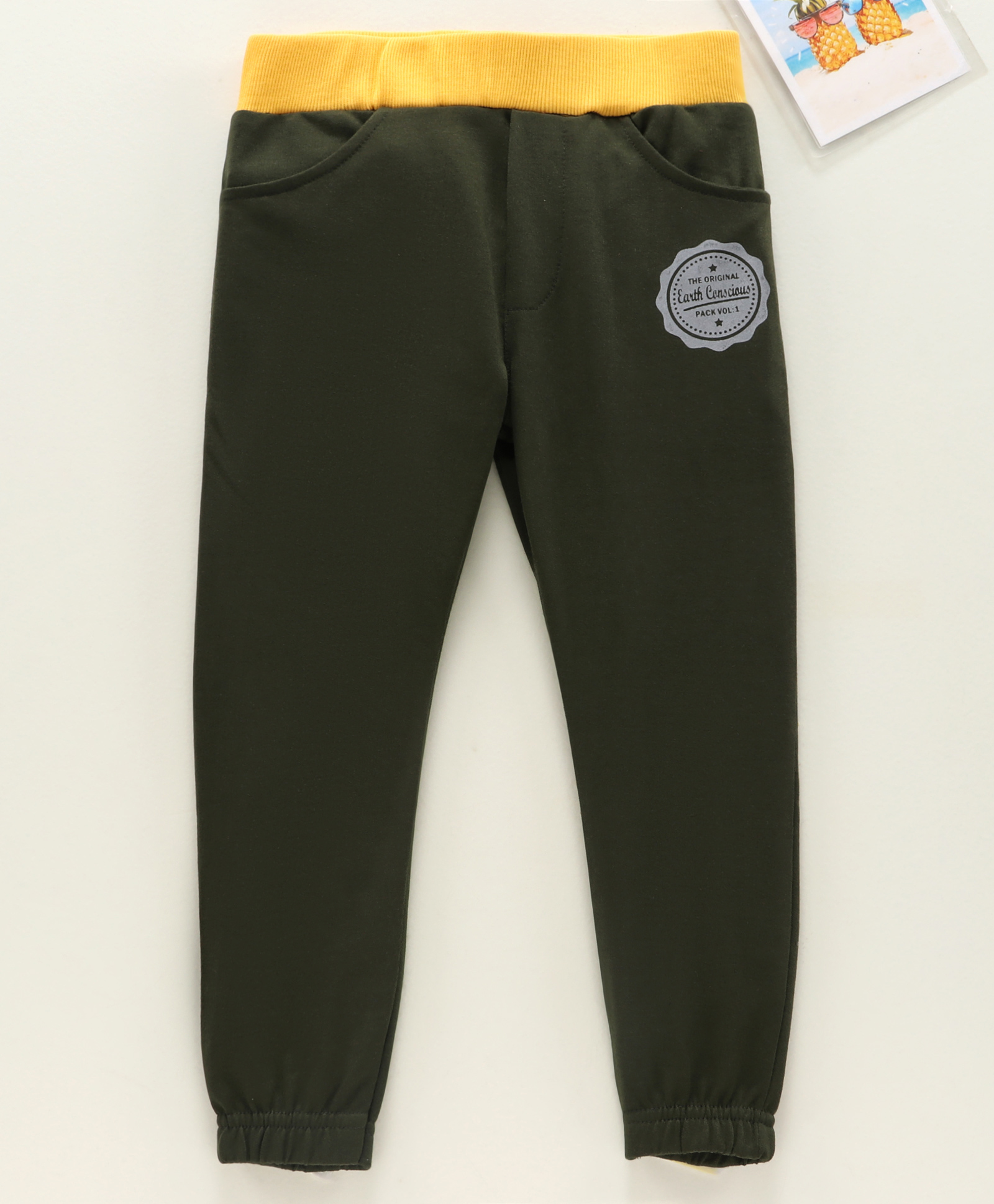 Earth Conscious Placement Print Track Pant - Olive Green-picture-16