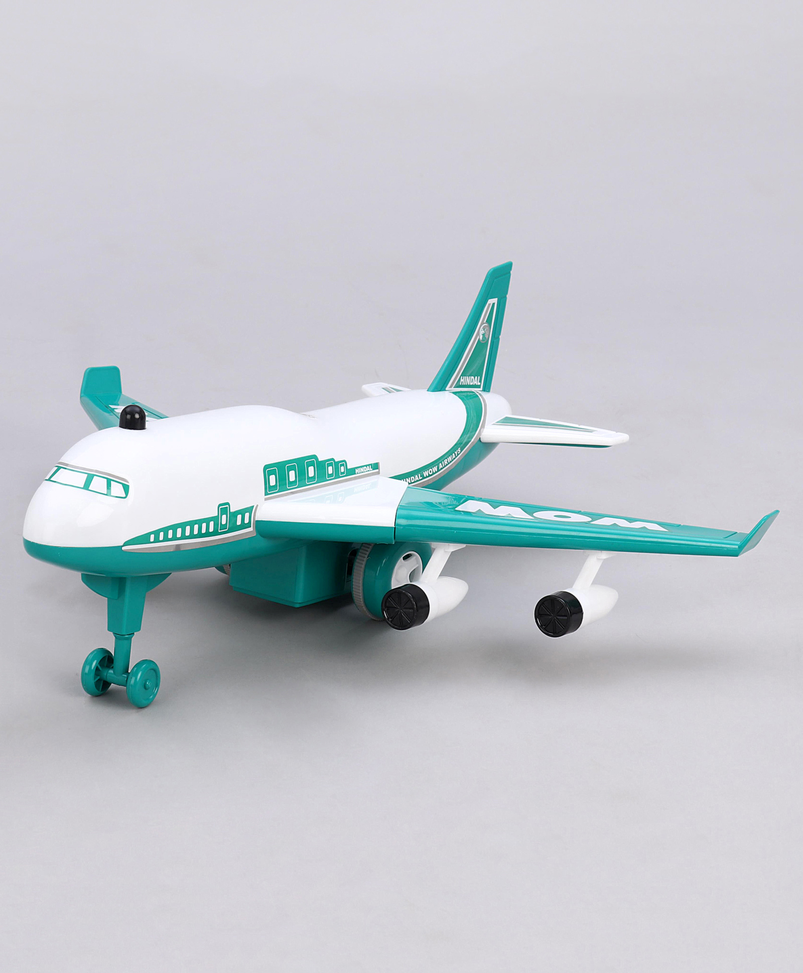 United Agencies Pull Back WOW Airways Toy - White Green-picture-24