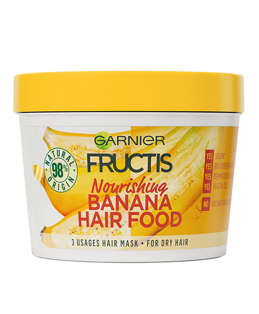 Garnier Fructis Nourishing Banana Hair Food Hair Mask - 390 ml Online in  India, Buy at Best Price from  - 12280299