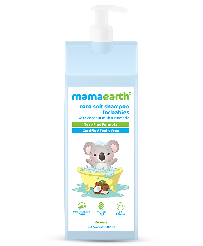 mamaearth baby Mamaearth Coco Soft Shampoo with Coconut Milk and Turmeric - 400 ml-picture-13