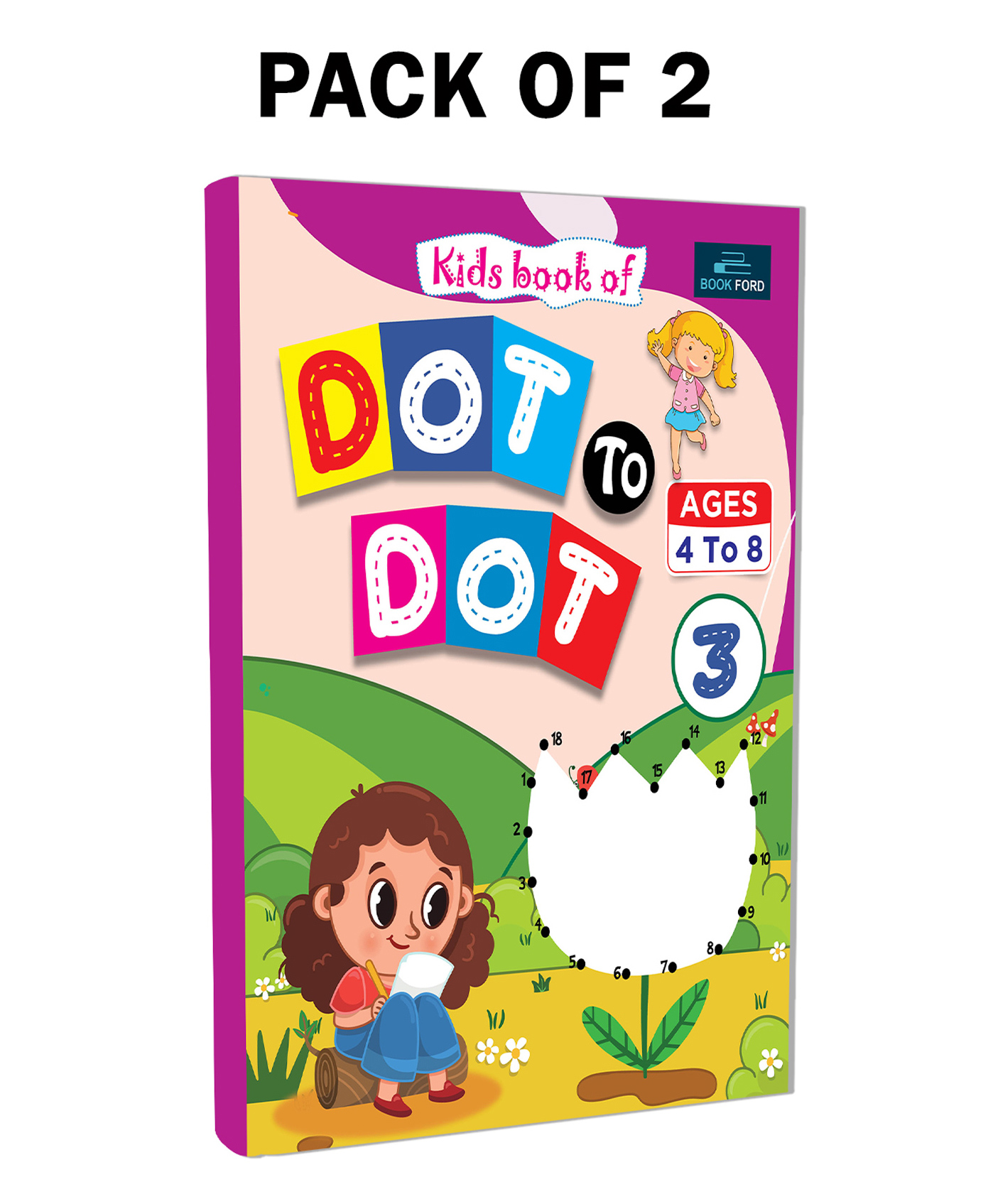 Kids Book of Dot to Dot Pack of 2 - English-image-32