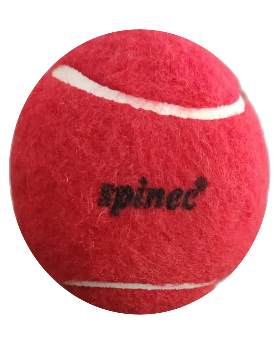 Spinec Cricket Tennis Balls Heavy - Red-image-2