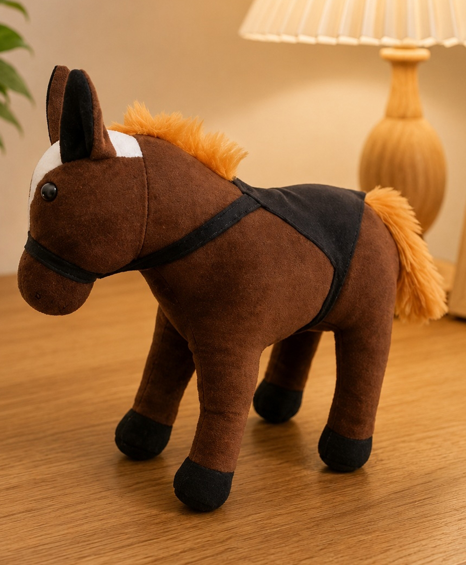 Goldenhub Horse Standing Coffee with Saddle -40 cm-picture-28