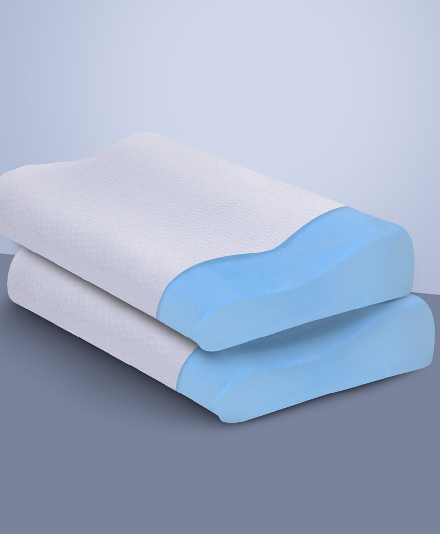 Sleepsia Cervical Memory Foam Cooling Gel Pillow, Neck Pain Support, Pain relief Pillow, Pillow For Neck & Head, Orthopedic Contour Neck Pain, Pillow With Washable Cover-image-21