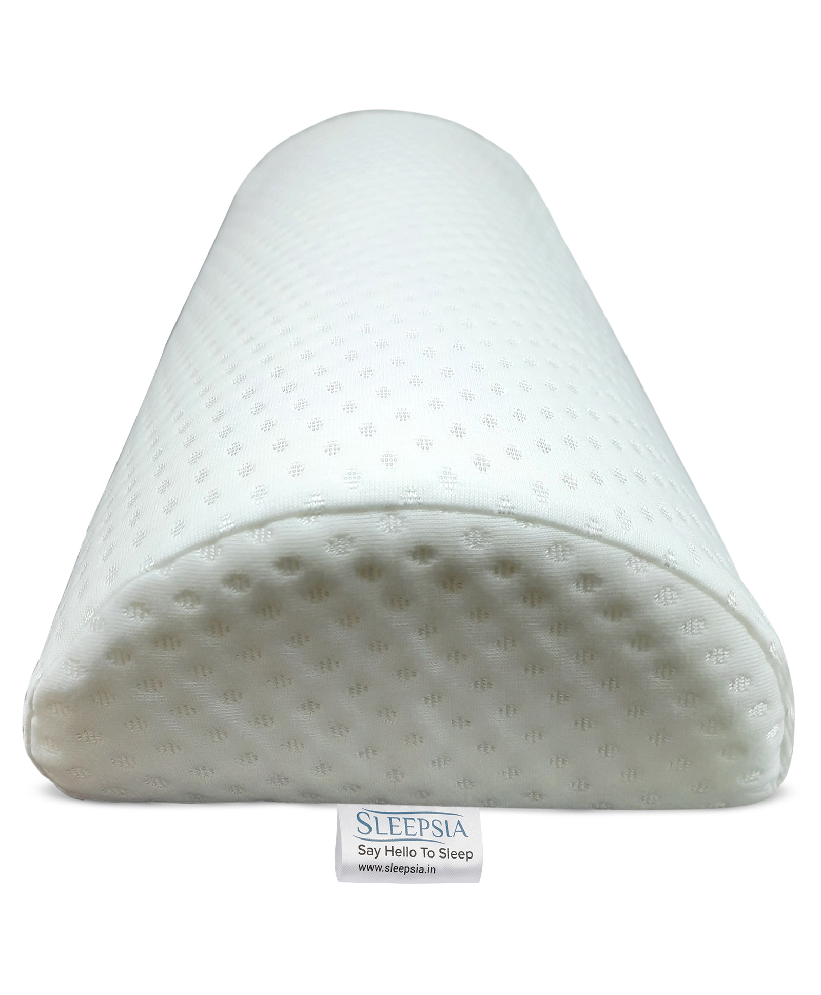 Sleepsia Orthopedic Memory Foam Pillow - Semi Roll Bolster Pillow for Lower Back Pain Relief - Support Pillow for Pregnancy with Washable Cover-image-7