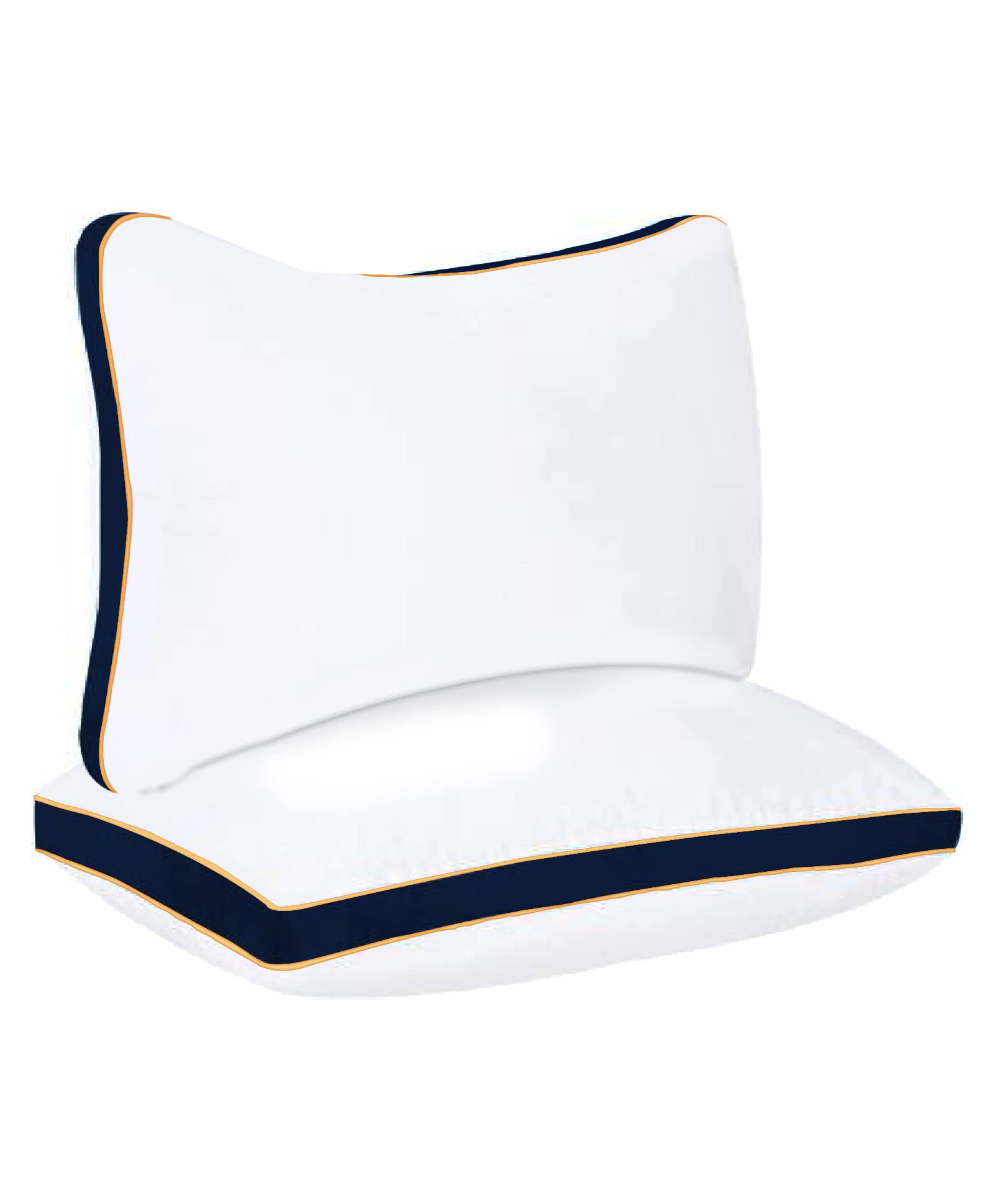 Sleepsia Microfiber Bed Pillow For Sleeping - Down Alternative Ultrasoft Cotton Pillow - (Blue, Pack of 2)-image-10