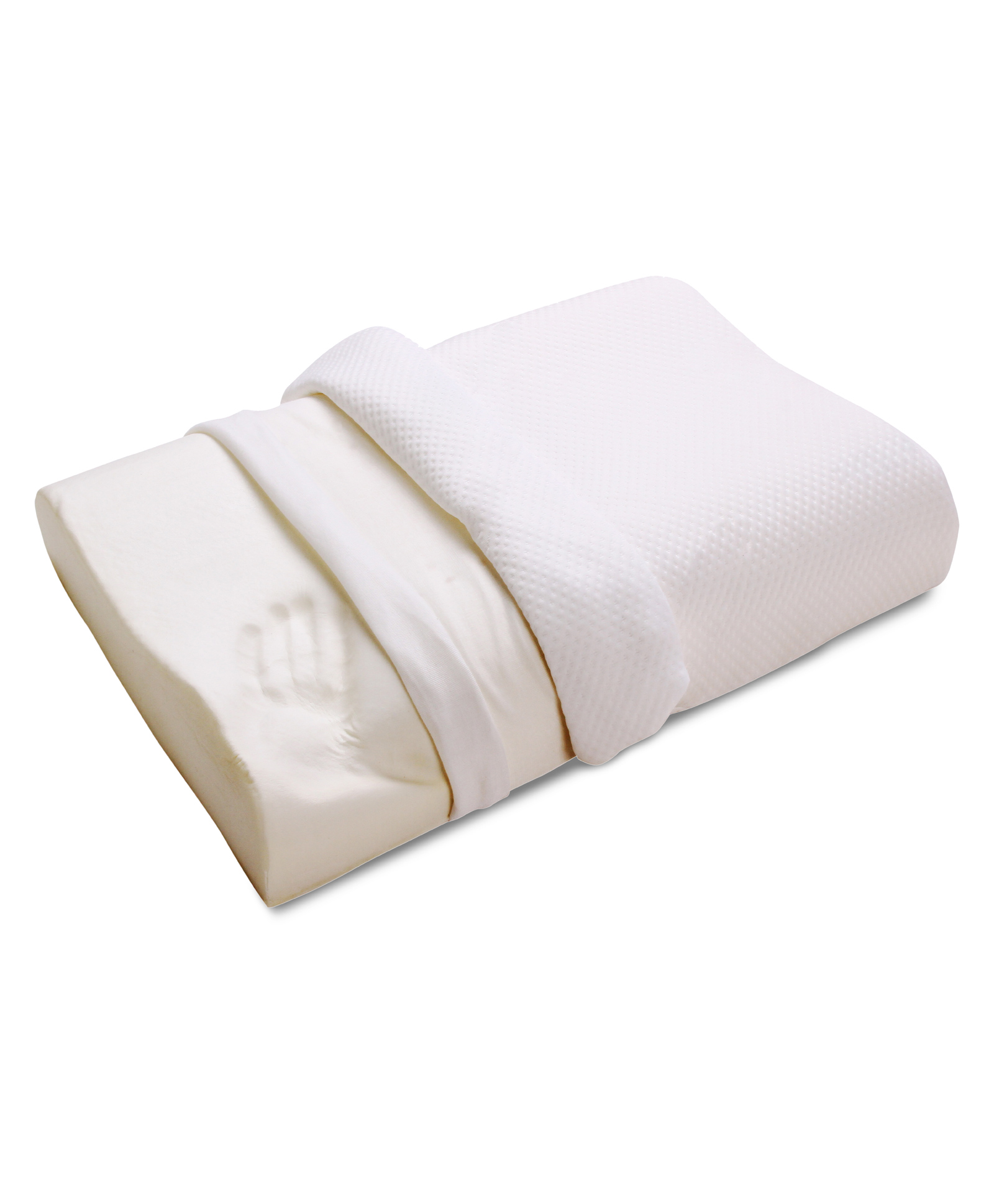 Sleepsia Orthopedic Cervical Pillow for Shoulder and Neck Pain Support, Side Sleepers and Back Sleepers, Sleeping Bed Pillow- Off White-image-7