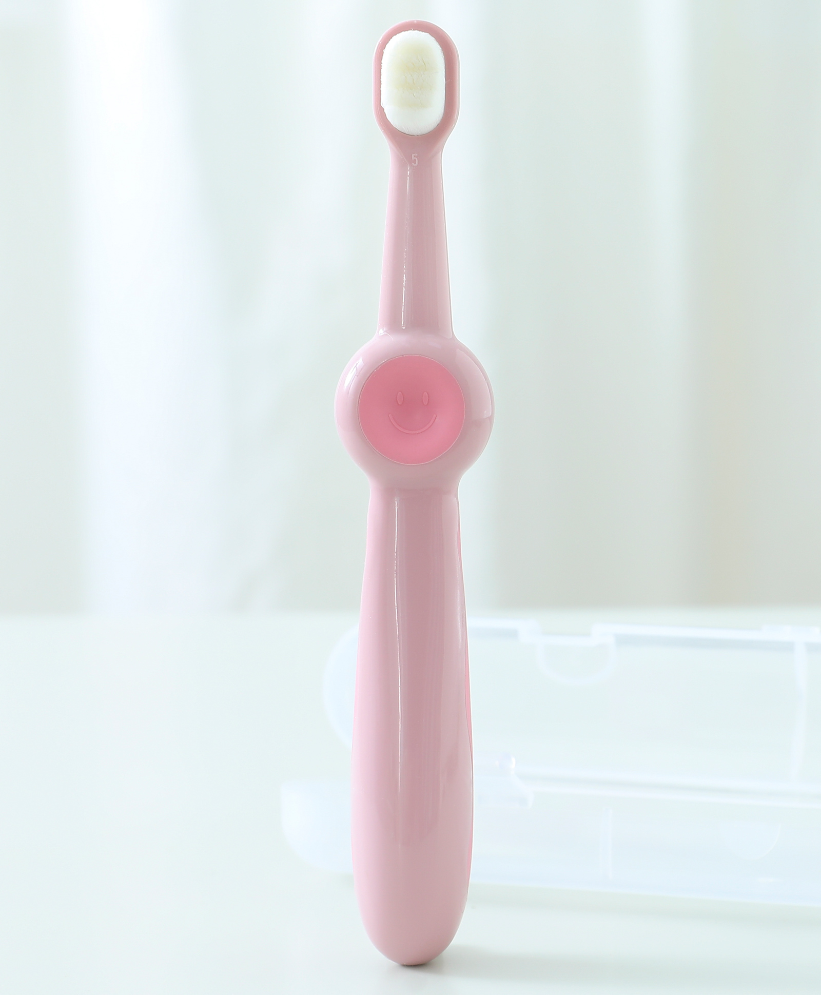 fab n funky Toothbrush Ultra Soft Nano Bristles With Cover For Girl - Pink-picture-18
