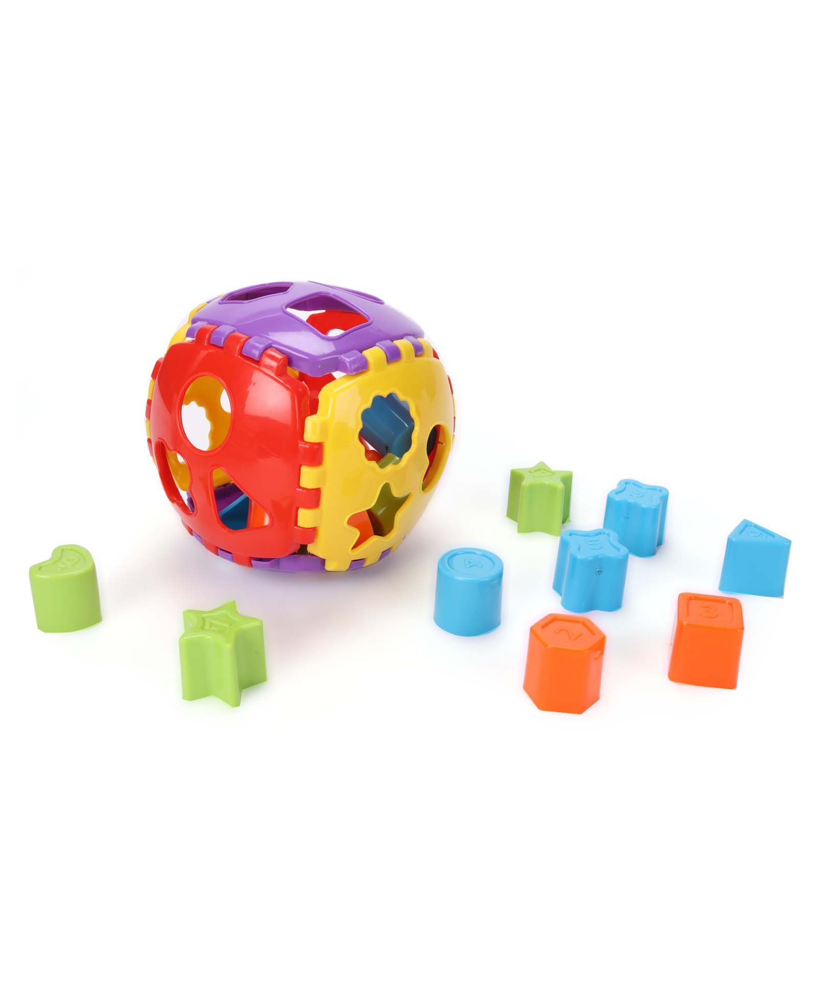 Ratnas Shape Sorter Ball Multi Color - 24 Pieces-picture-5