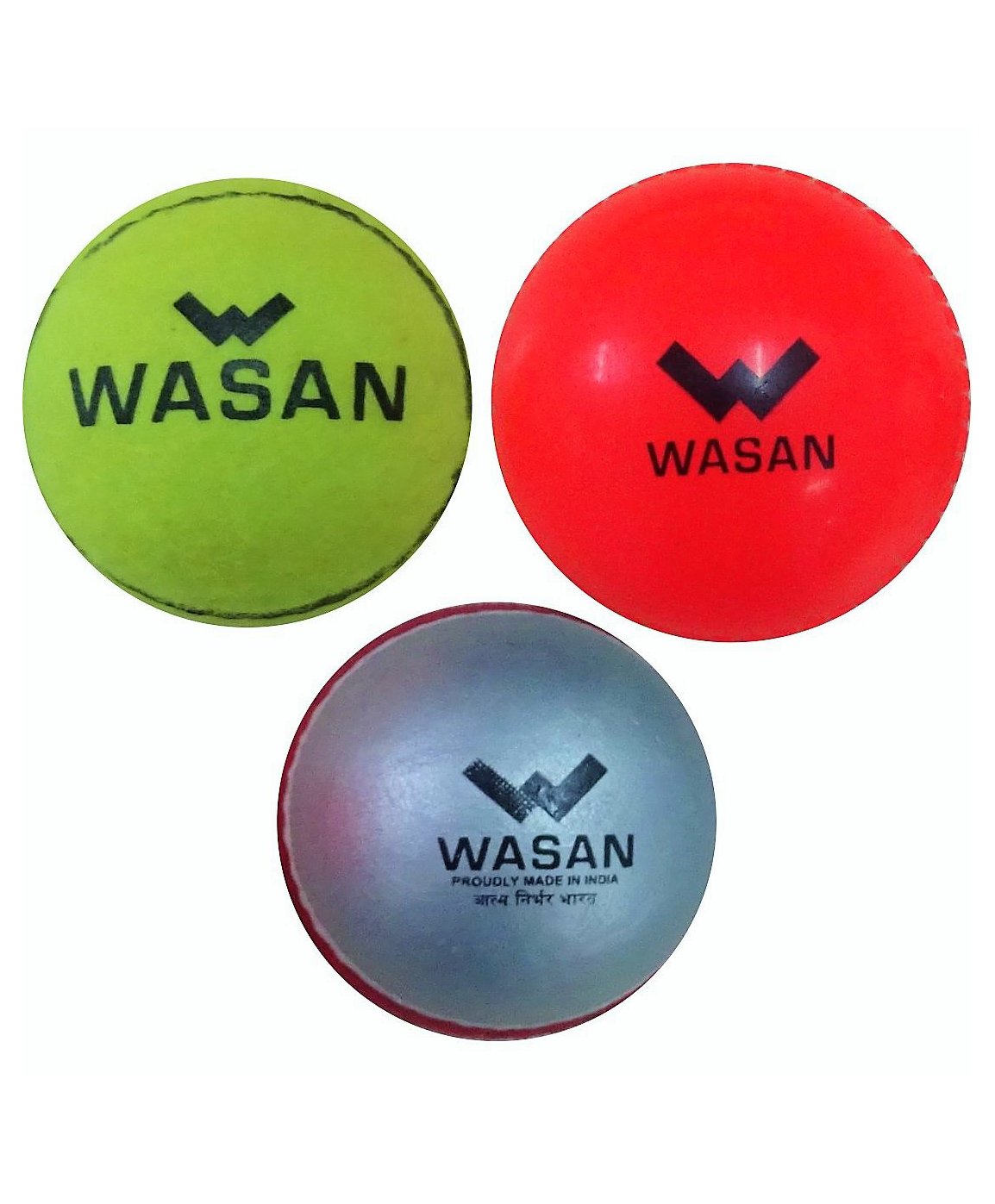 Wasan All Rounder Cricket Ball - Pack Of 3-image-2