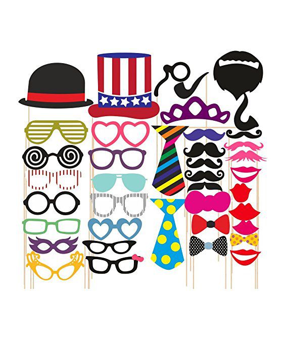 Syga Party Props Set 40 Pieces - Multicolor-picture-22