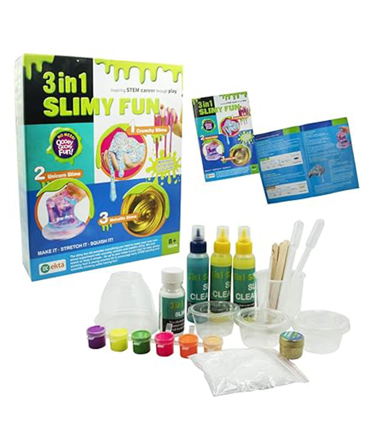 Ekta 3 In 1 Slime Fun Slime Making Kit - Multicolor-picture-24