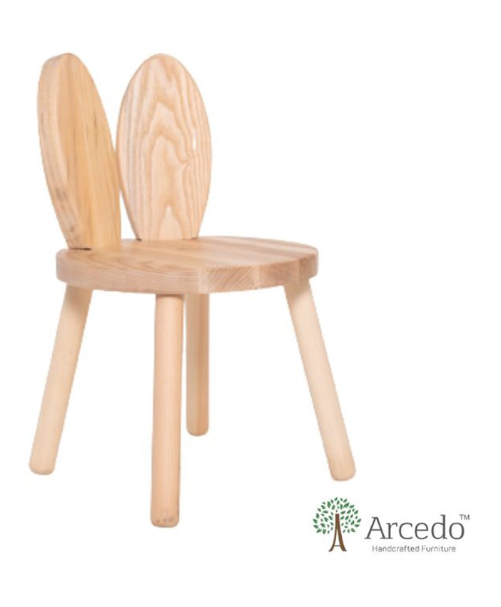 Arcedo Tom Kids Wooden Chair - Brown-picture-20