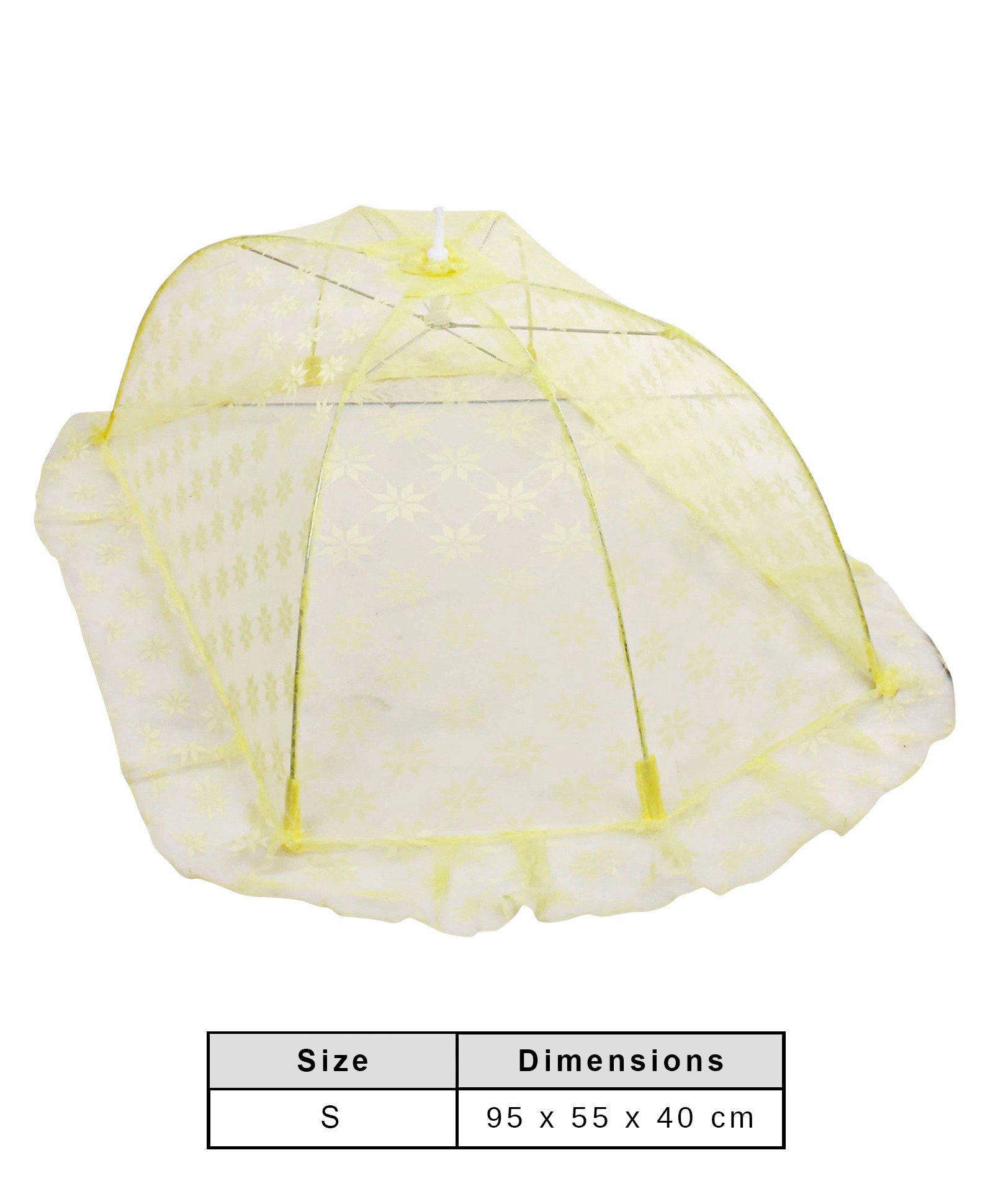 Babyhug Portable Baby Mosquito Net Small  - Yellow-image-33